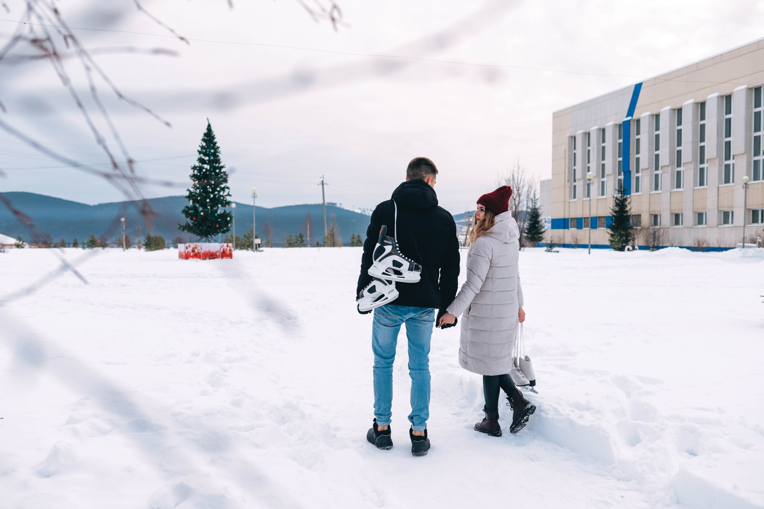 Денис и Яна | Зимняя прогулка. Фотограф Регина Даниловна Усть — Катав