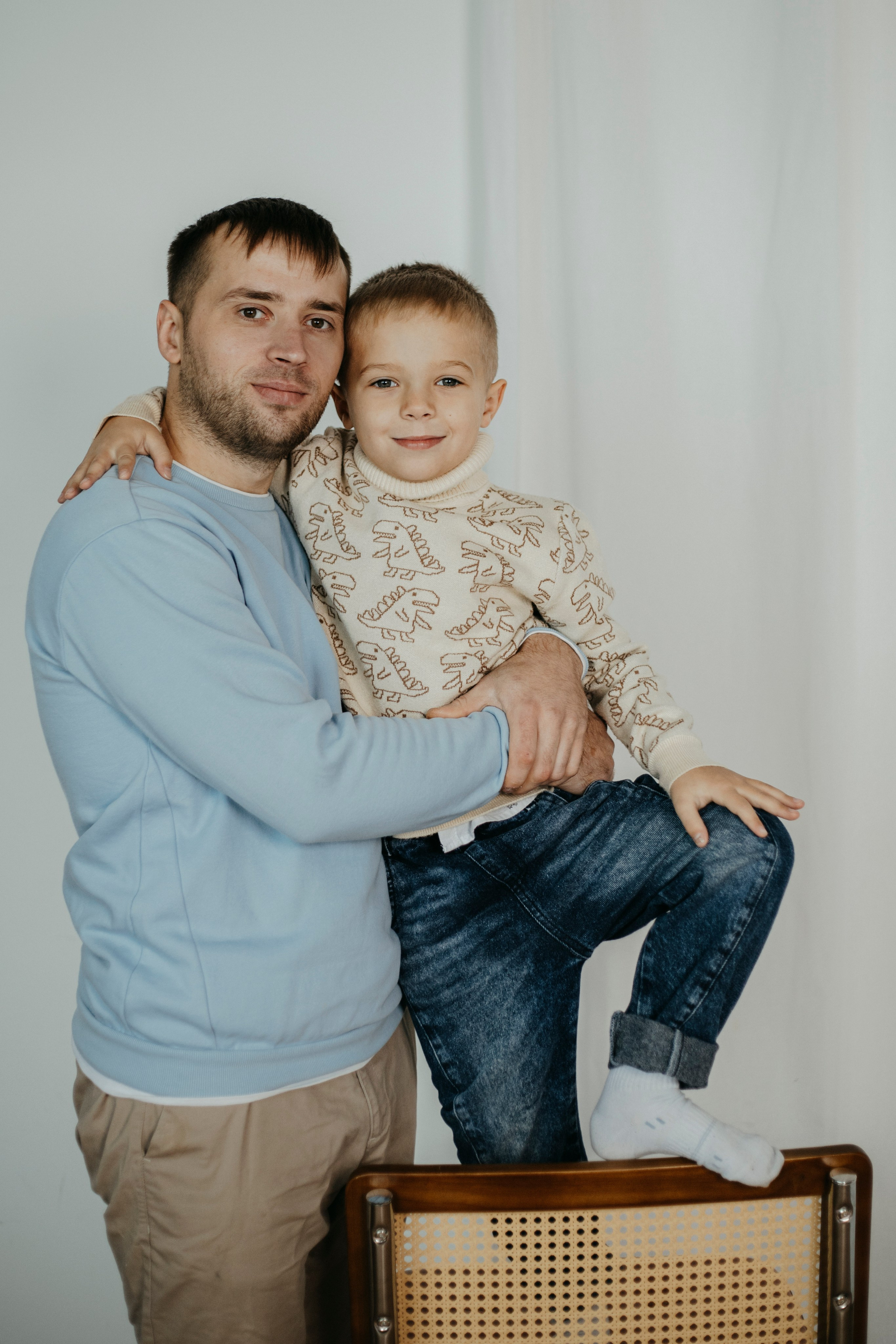 Семейная фотосессия в студии. Семейный и детский фотограф в Рязани Васюгова Мария