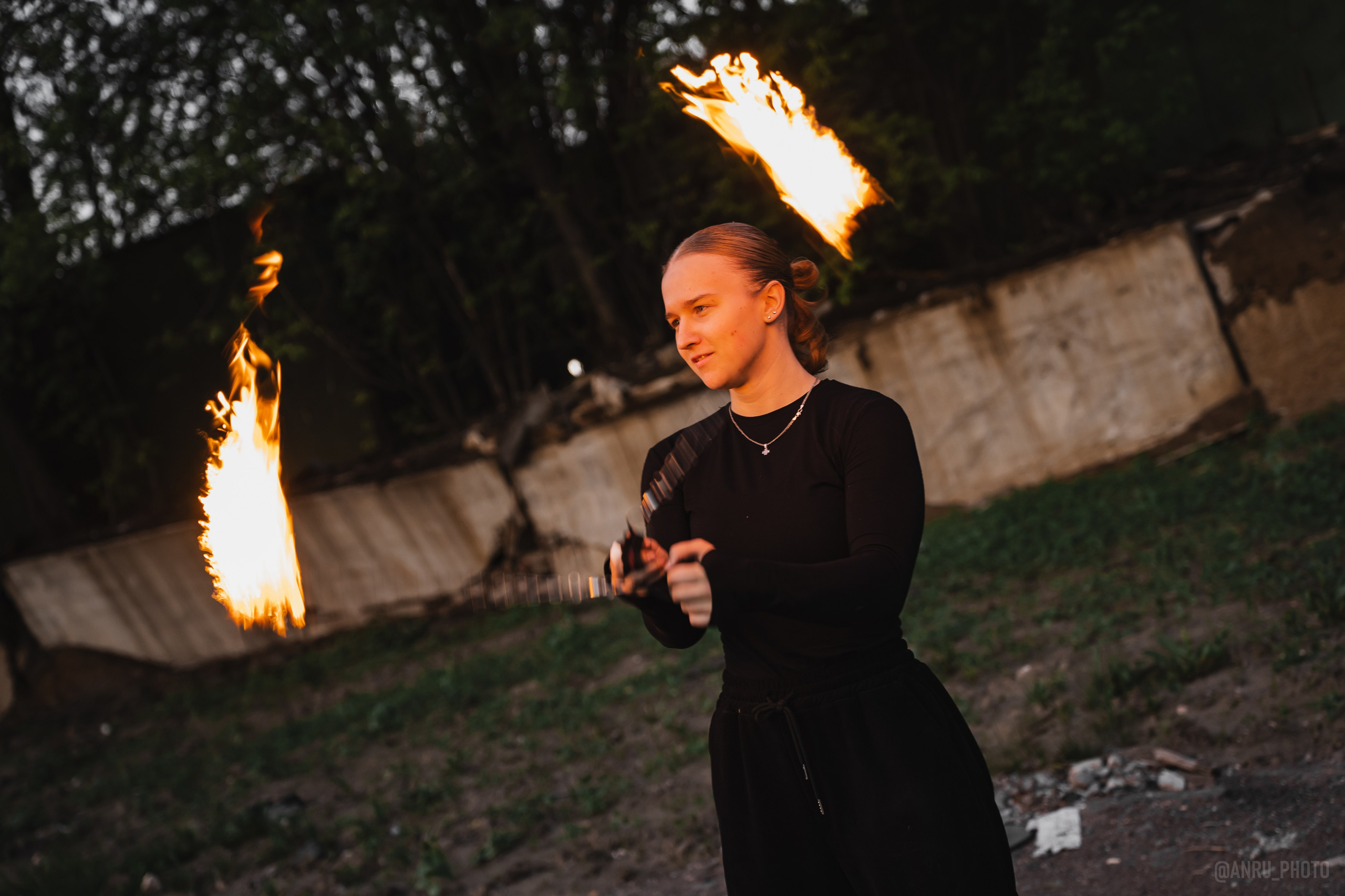 Огненная тренировка. Репортажный фотограф Анастасия Рубцова