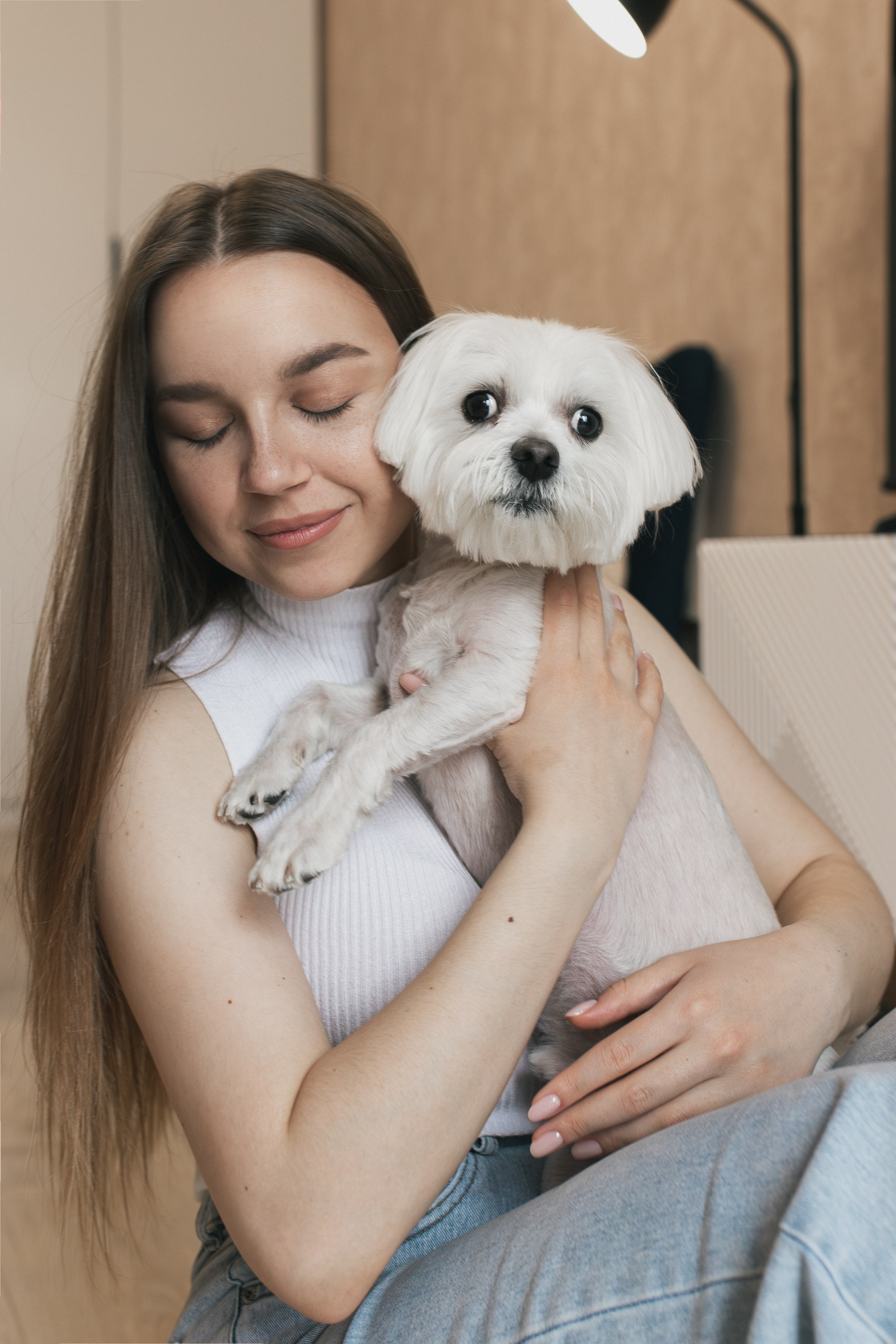 Лера и Тоффи: домашняя история. Портретный и репортажный фотограф в Воронеже: Анастасия Пузикова