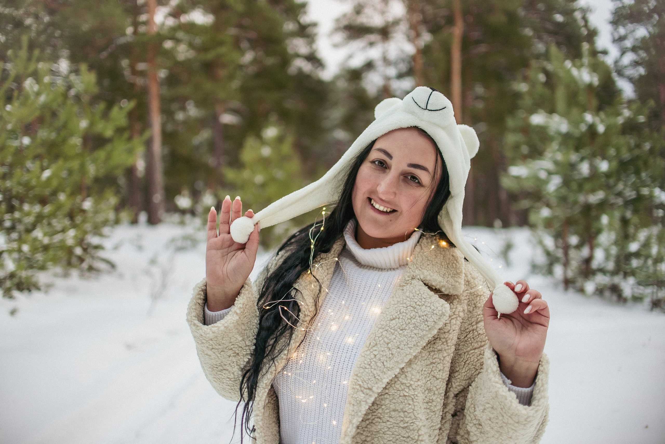 Зимняя фотосессия в лесу. Фотограф Макс Огурцов в Нижнем Новгороде