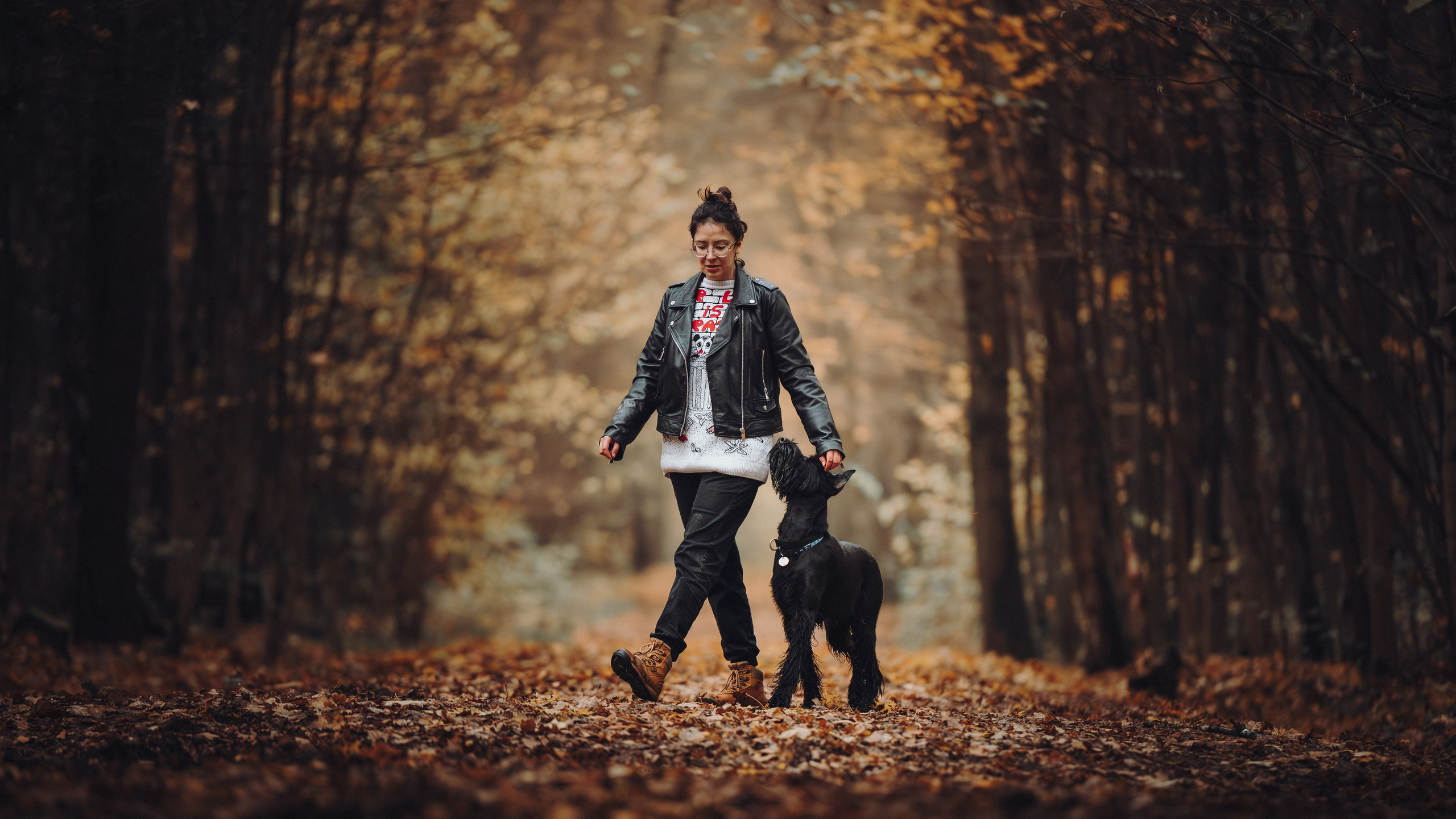 Даша и Умбра. Семейный фотограф анималист Ананьева Мария — Москва