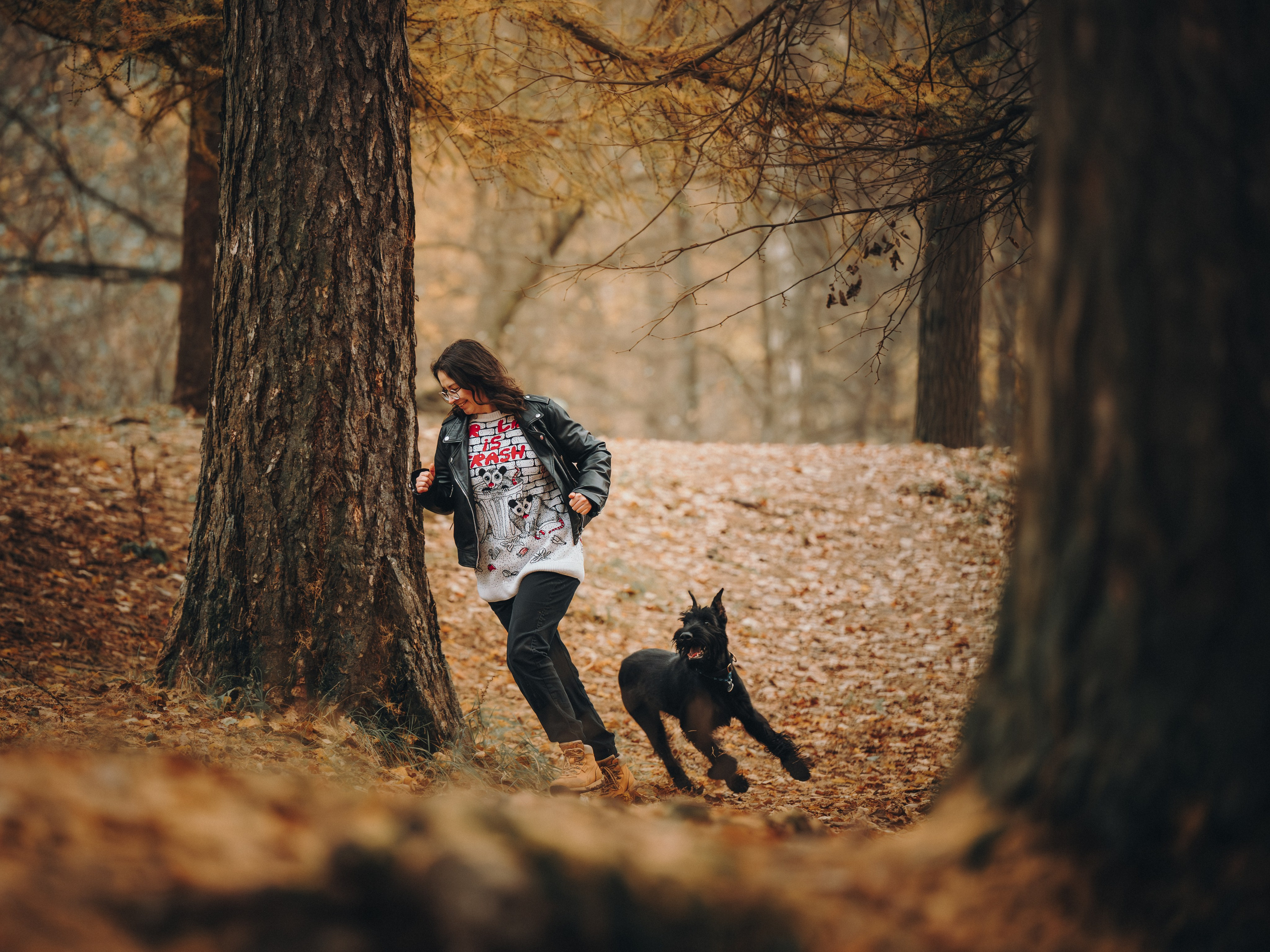 Даша и Умбра. Семейный фотограф анималист Ананьева Мария — Москва