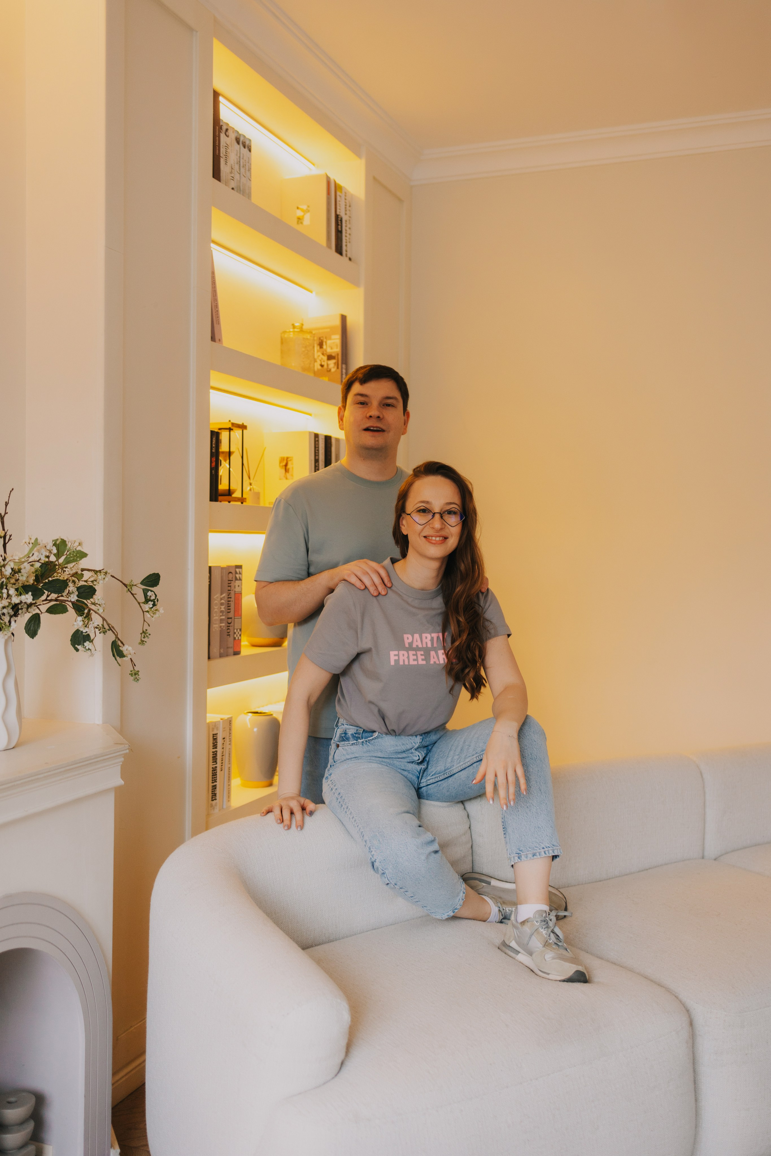 Большая семья. Домашняя фотосессия