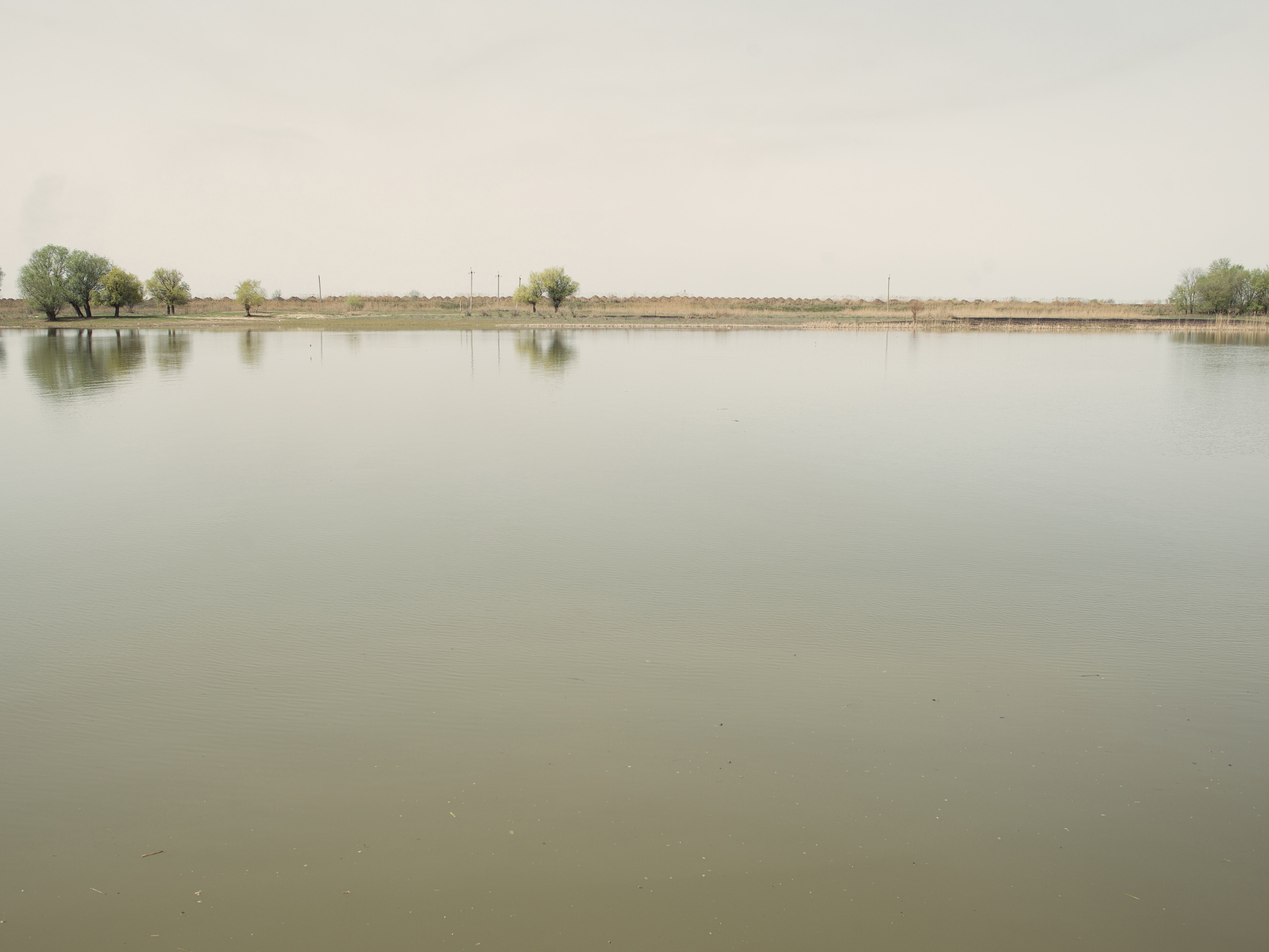 The Volga Delta in the steppe beyond Astrakhan