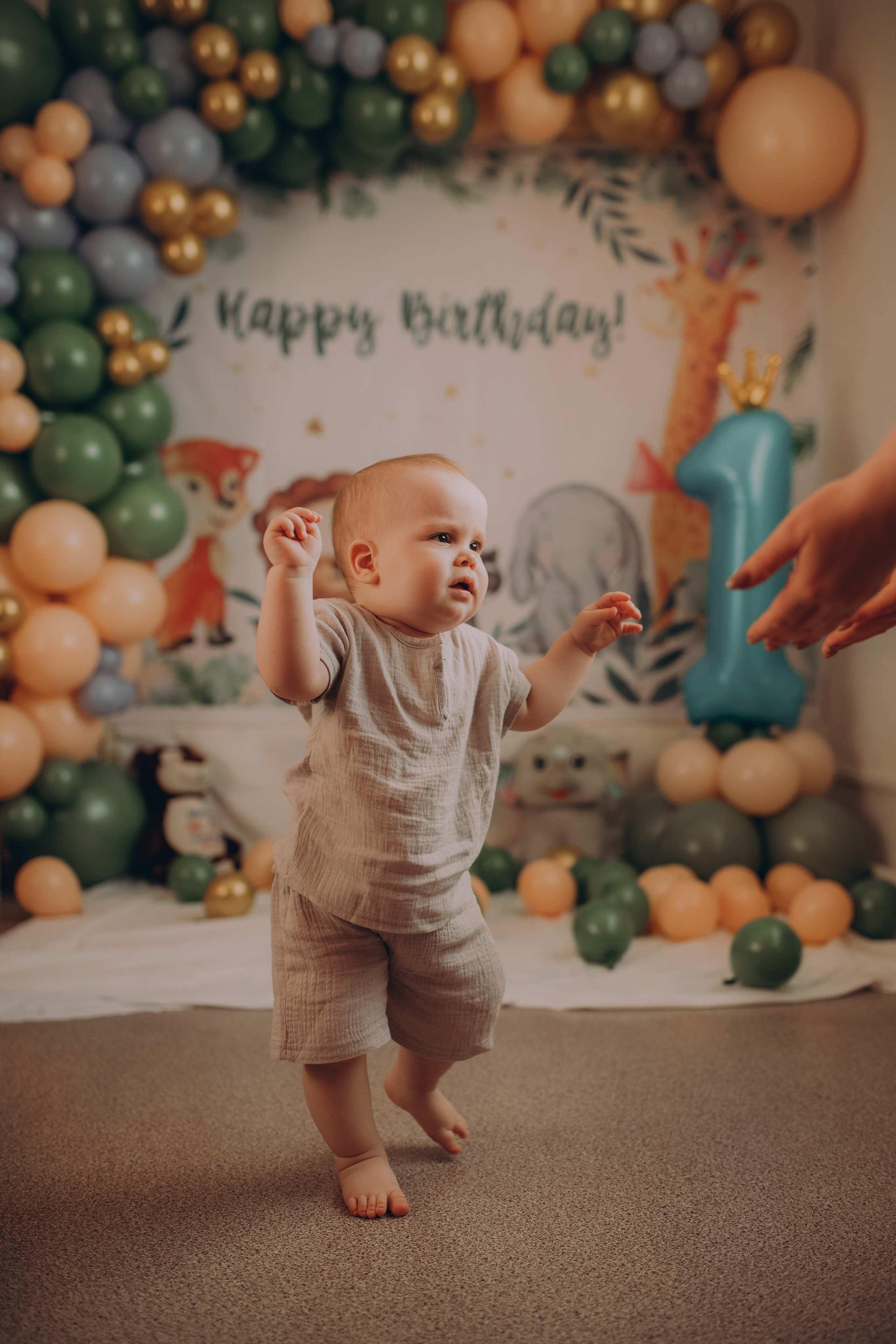 1 годик Мишеньке. Семейный и детский фотограф город Тында Дарья