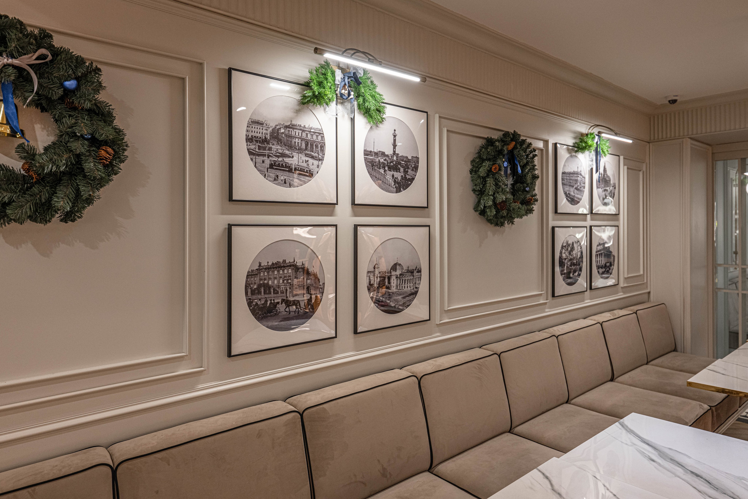 Фотосъемка освещения Maytoni в кафе Север. Интерьерный и репортажный фотограф в Санкт-Петербурге