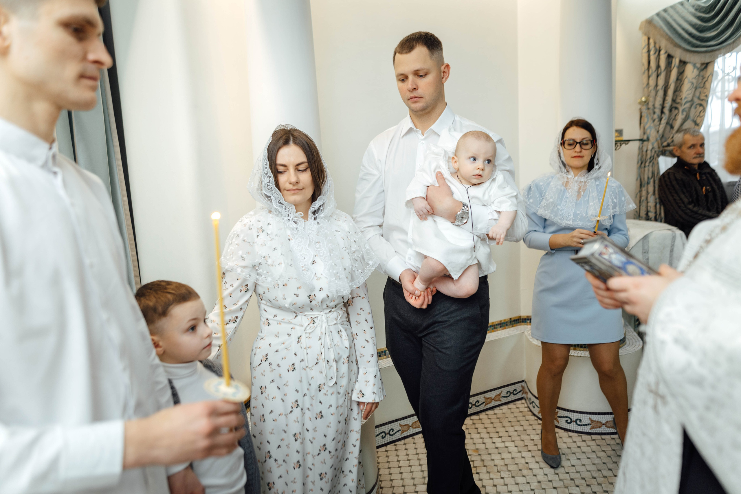 Крещение Матвея, храм Святой Троицы, декабрь 2025