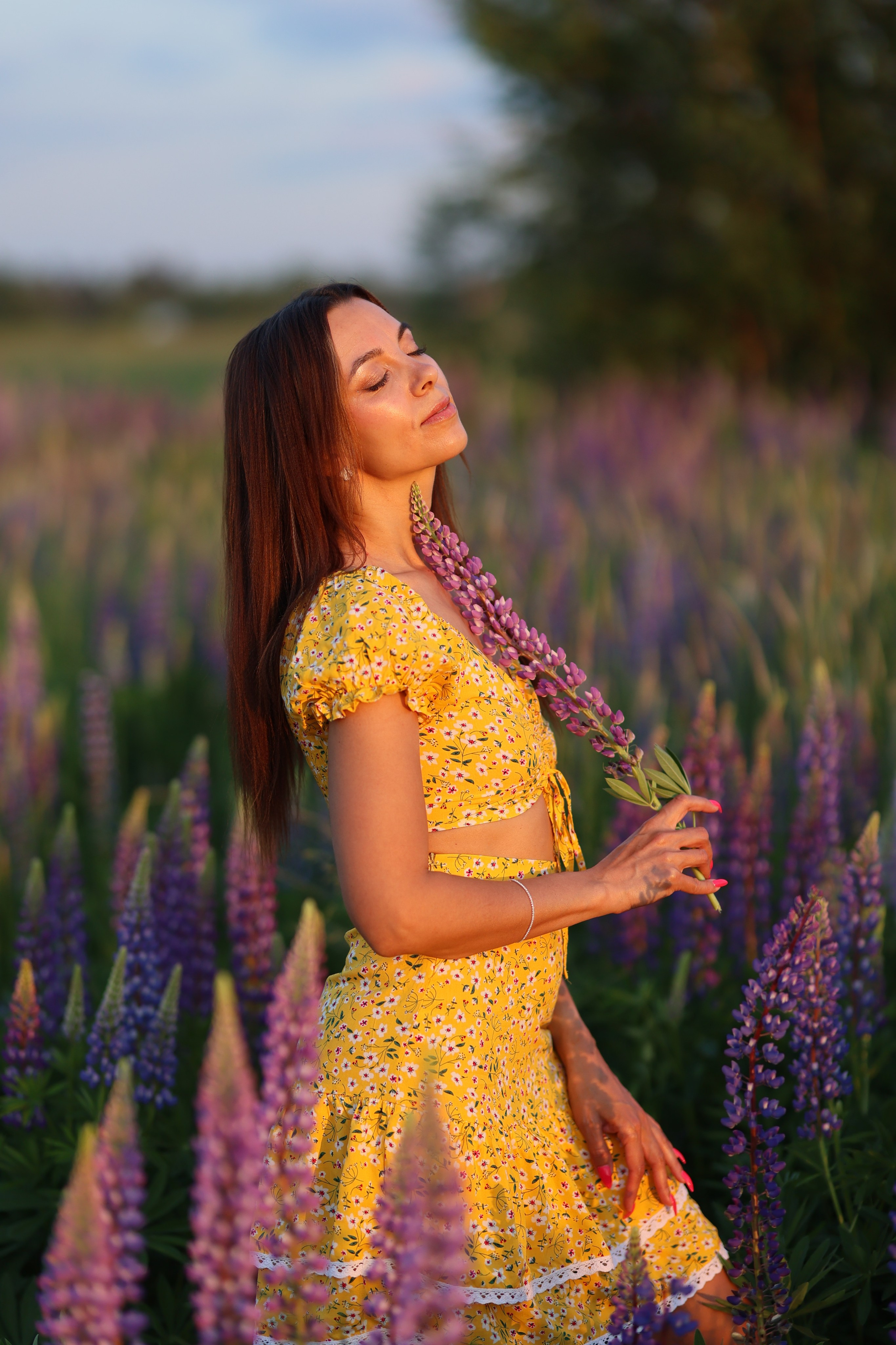 Фотосессия с люпинами. Семейный и свадебный фотограф в Санкт-Петербурге Татьяна Швыкова