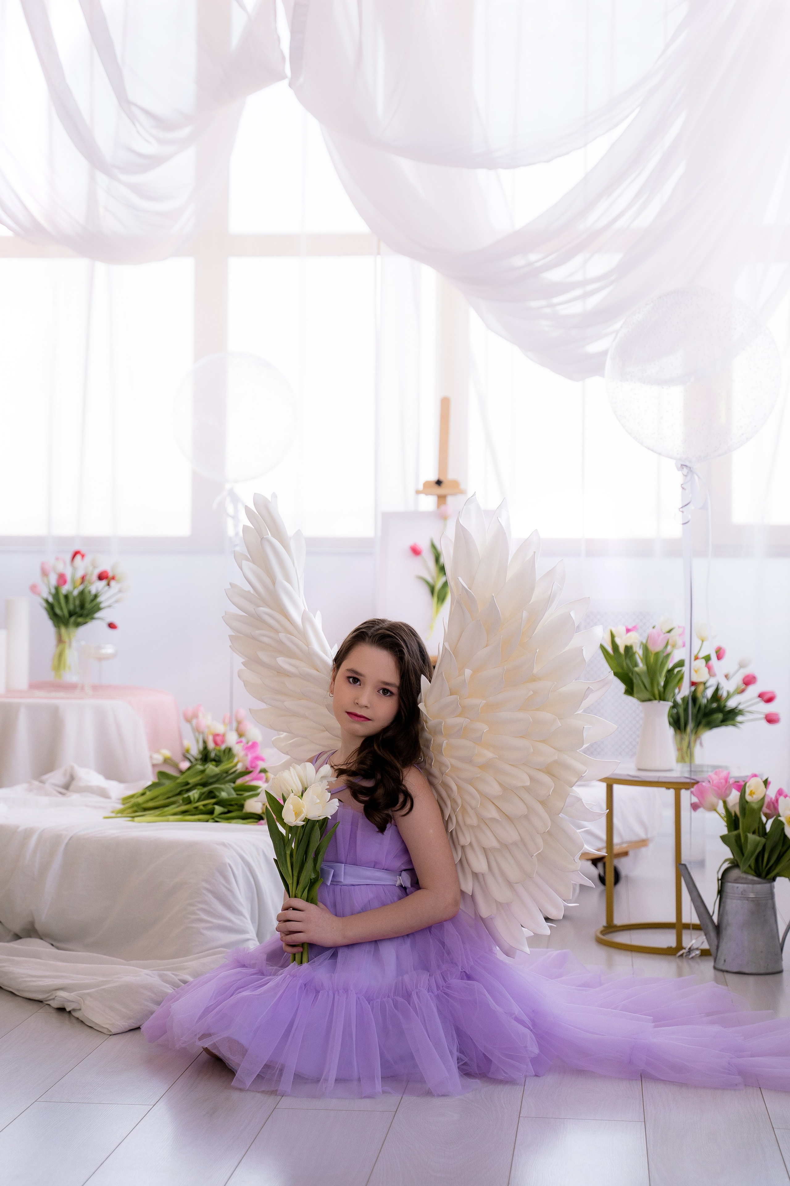 Тюльпановое настроение. Фотостудия Малина в городе Улан-Удэ. Фотограф Ирина Жарникова