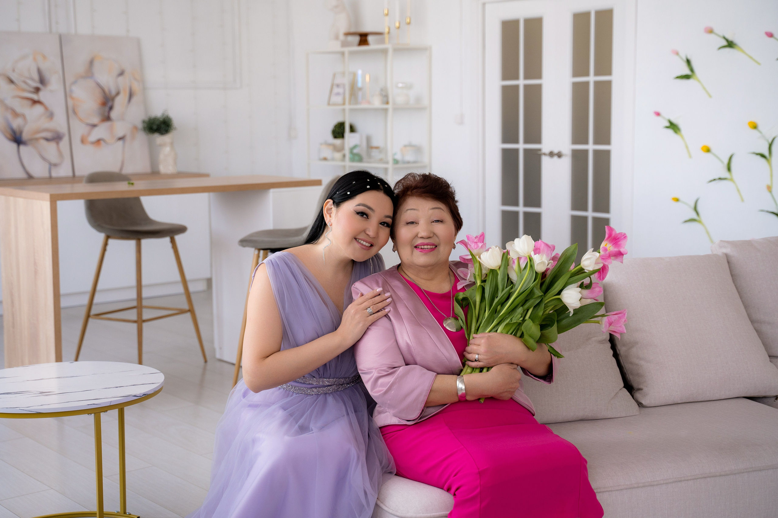 Тюльпановое настроение. Фотостудия Малина в городе Улан-Удэ. Фотограф Ирина Жарникова