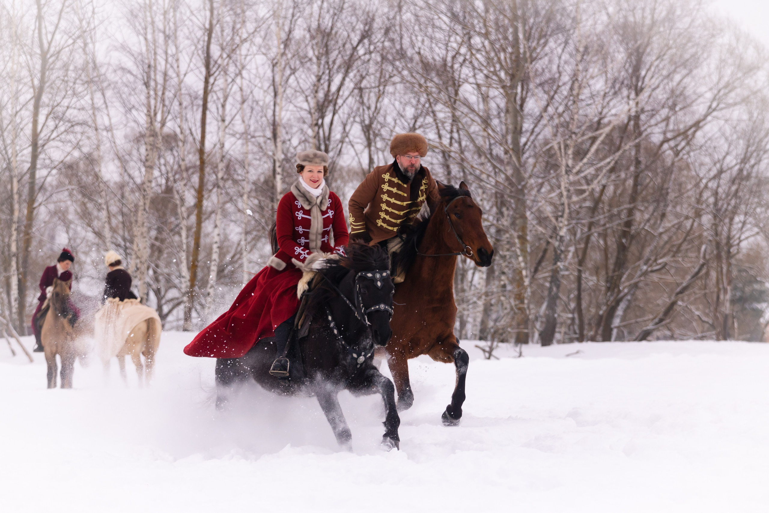 Конные охоты для двоих. Семейный и детский фотограф в Москве и Можайске Мария Бочкарева