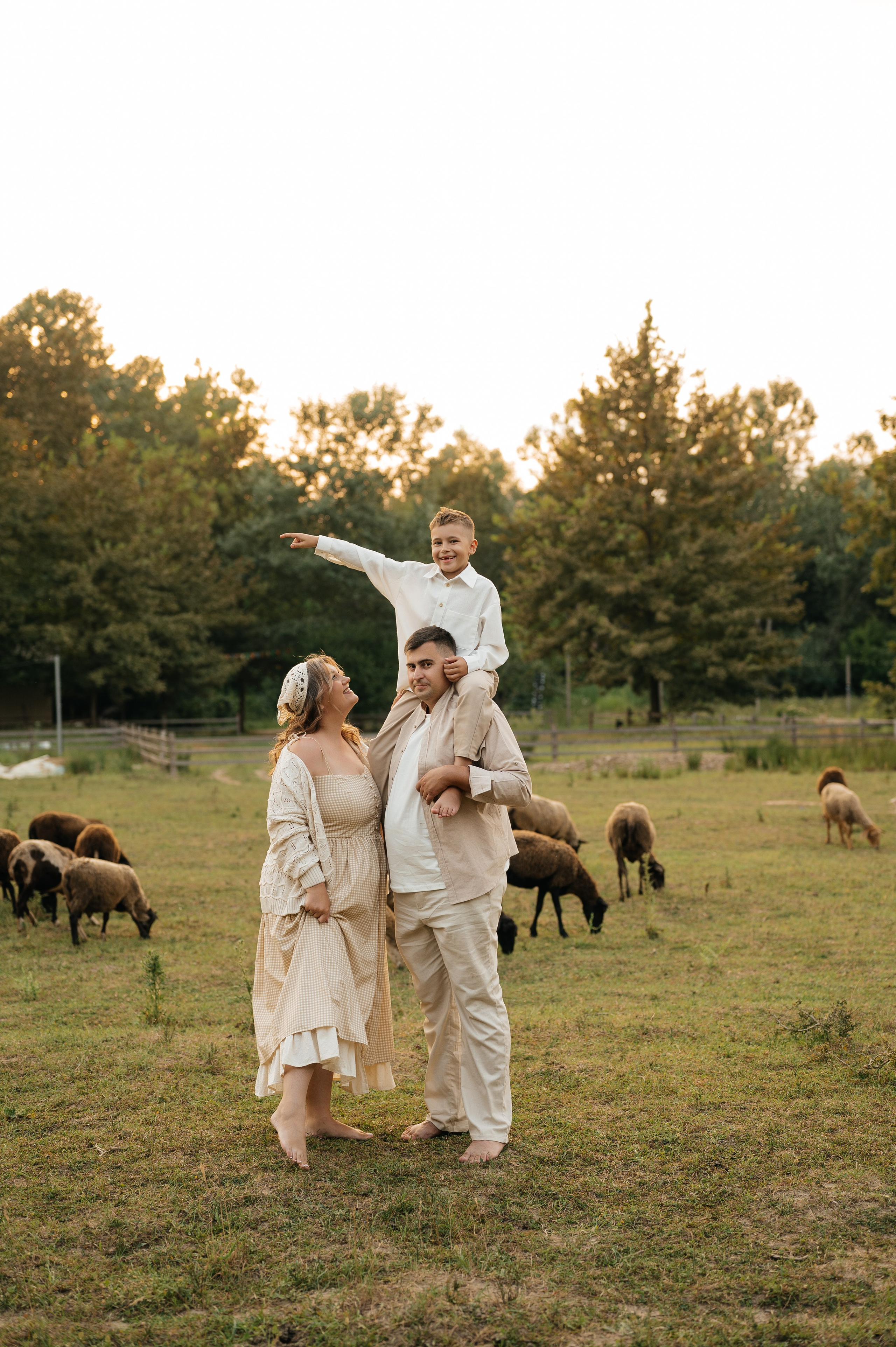 Семейная фотосессия на ферме. Свадебный и семейный фотограф в Краснодаре Алина Мельник