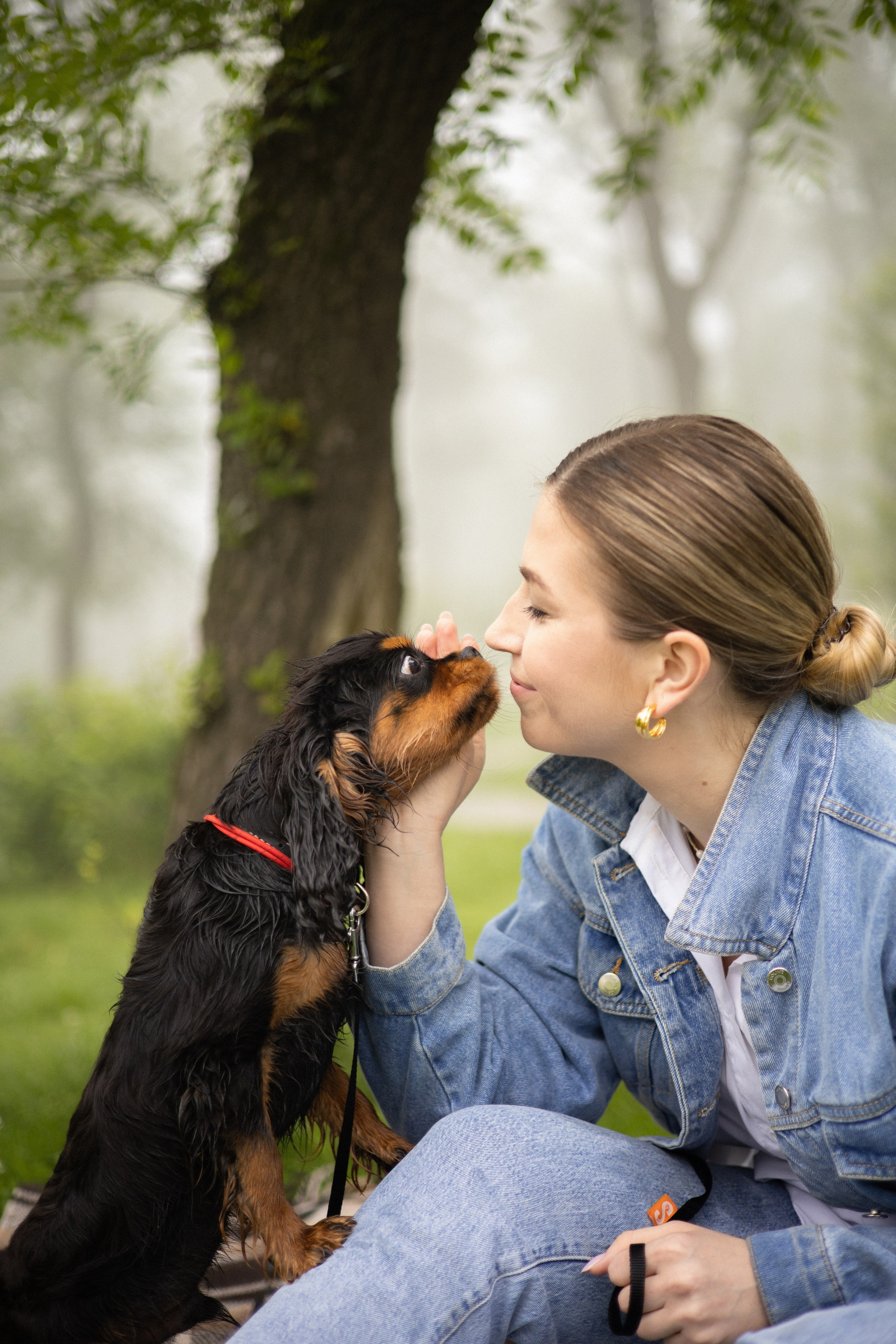 Алёна и Каспер. Фотограф — анималист Владивосток, Алина