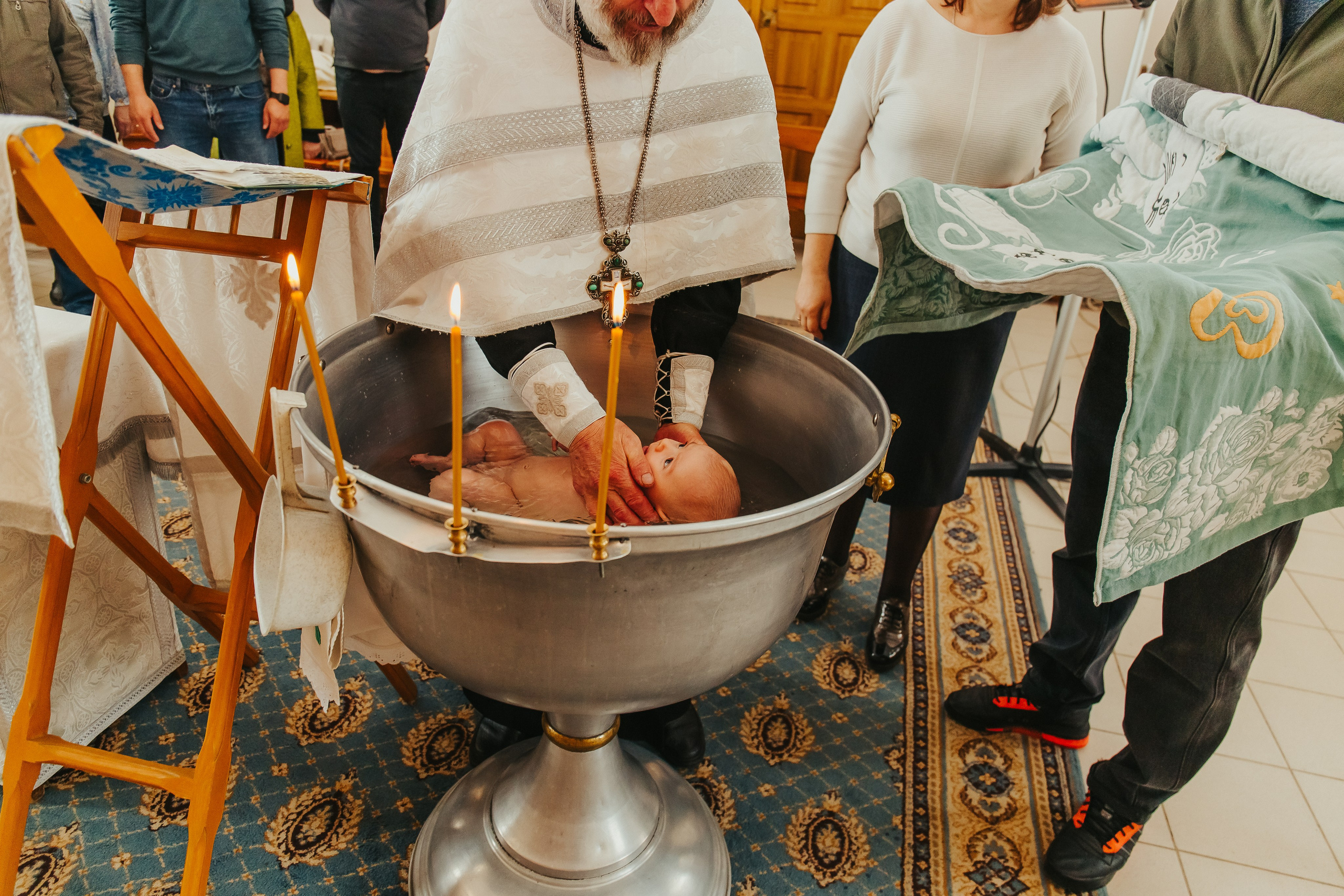 Фотосъемка крещения ребенка. Фотограф новорожденных и детский в Сергиевом Посаде Кругликова Юлия