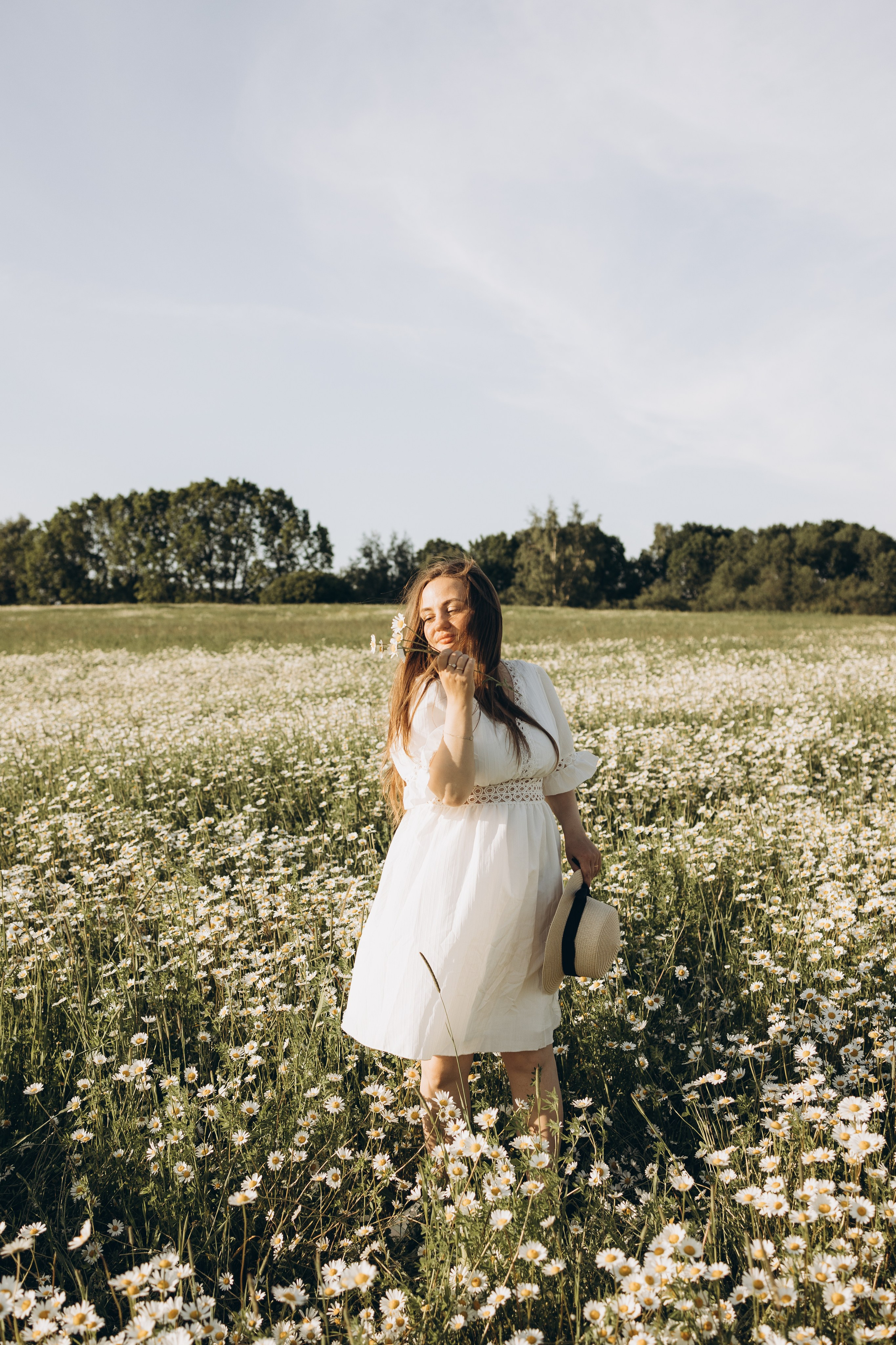 Маша и ромашки. Семейный фотограф в Москве Виктория Ястребинская