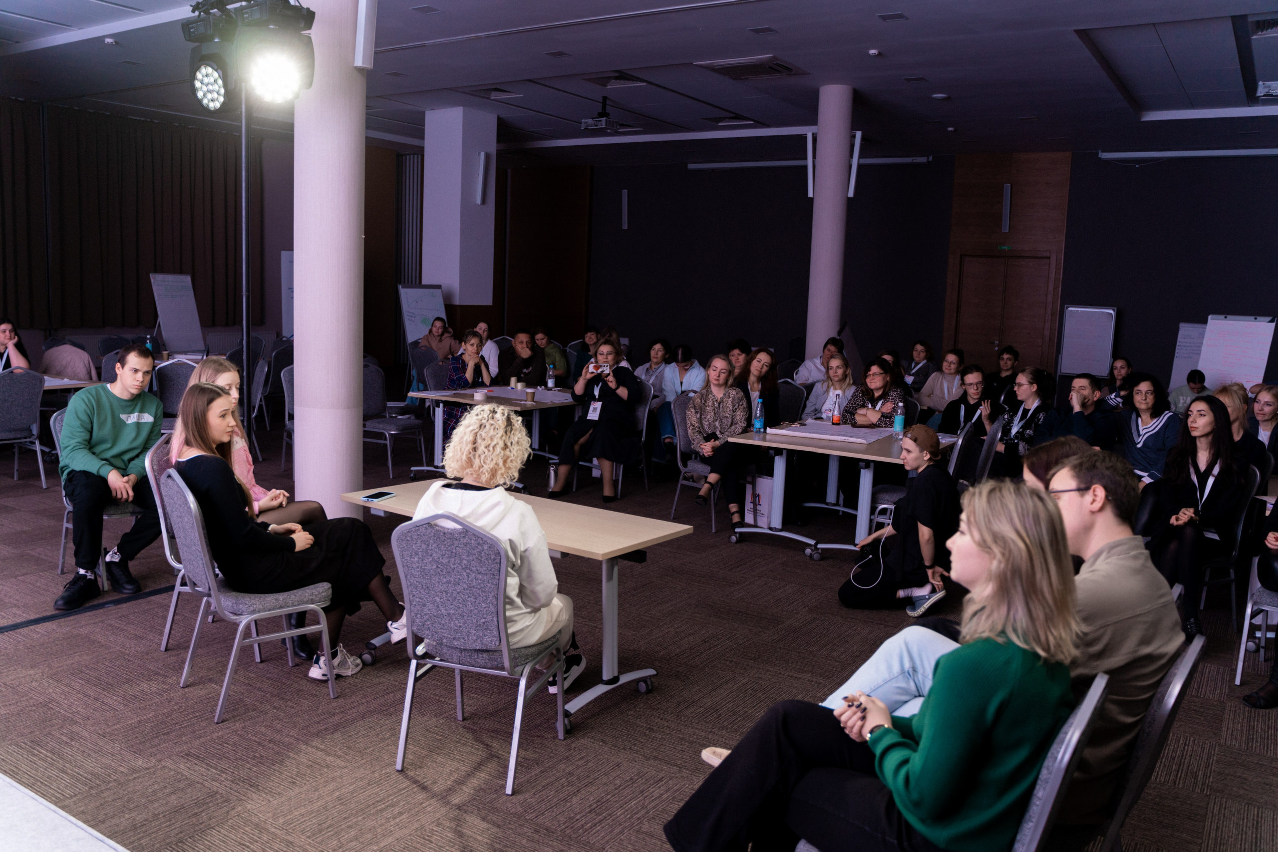 Окружной семинар в сфере профилактики от Росмолодежи в Амаксе 2024. Фотограф Надежда Погребняк | Рязань | Москва