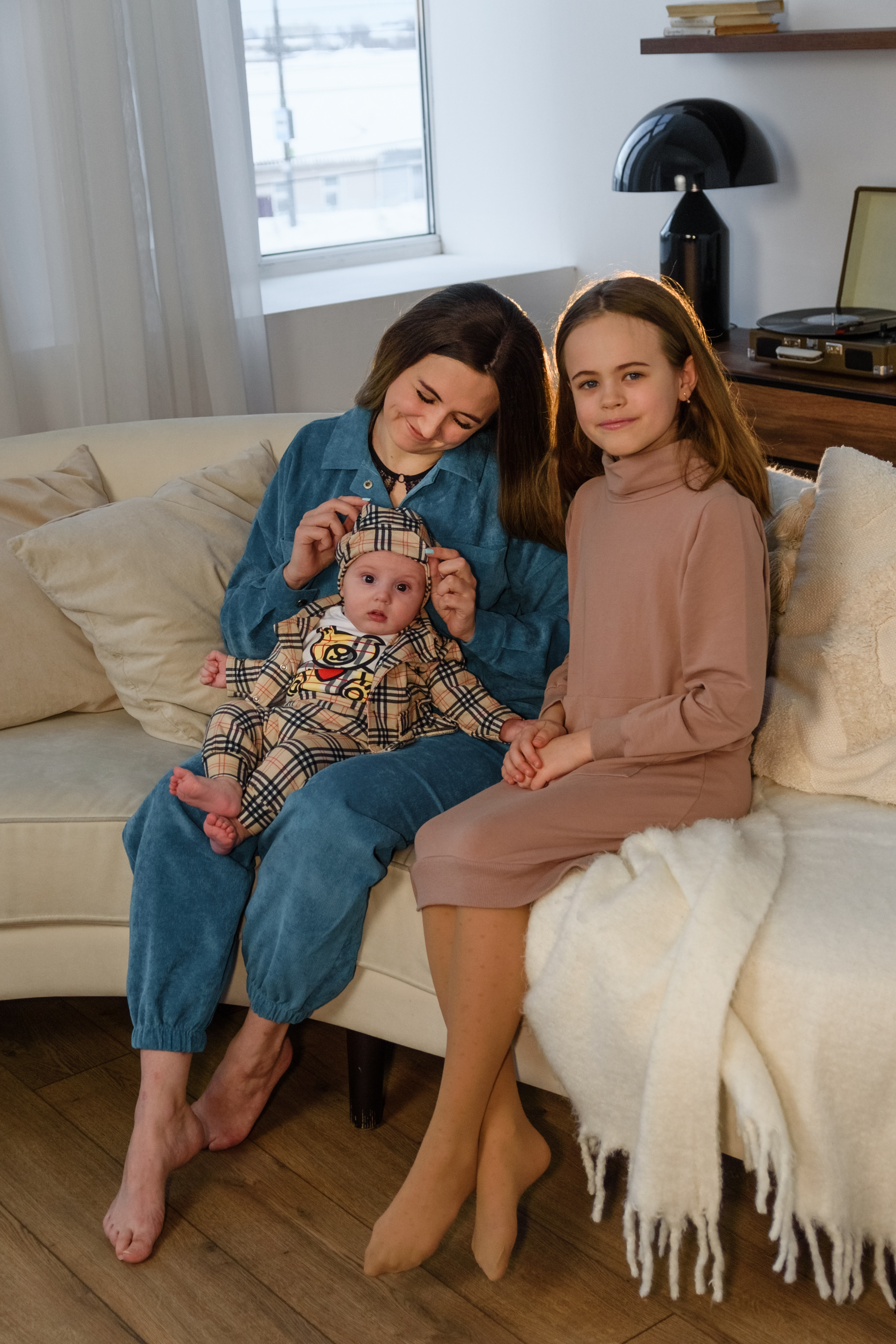 История ГВ Виктории и Арсения (5 мес) с доченькой Софией. Детский Фотограф |Фотограф на годик в Брянске Ирина Романова