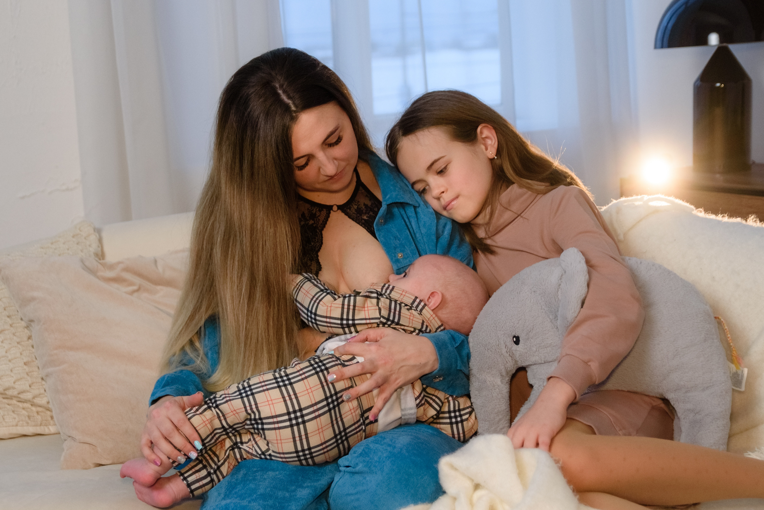 История ГВ Виктории и Арсения (5 мес) с доченькой Софией. Детский Фотограф |Фотограф на годик в Брянске Ирина Романова