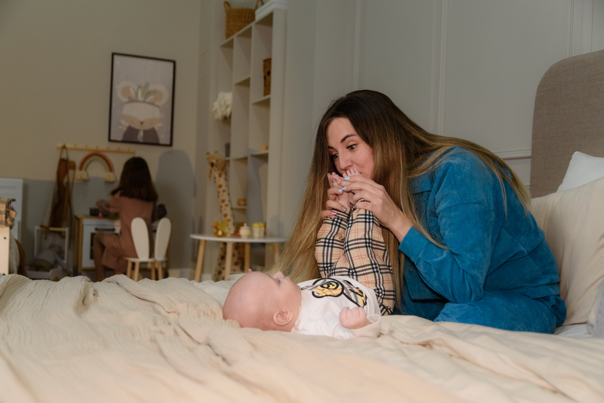 История ГВ Виктории и Арсения (5 мес) с доченькой Софией. Детский Фотограф |Фотограф на годик в Брянске Ирина Романова