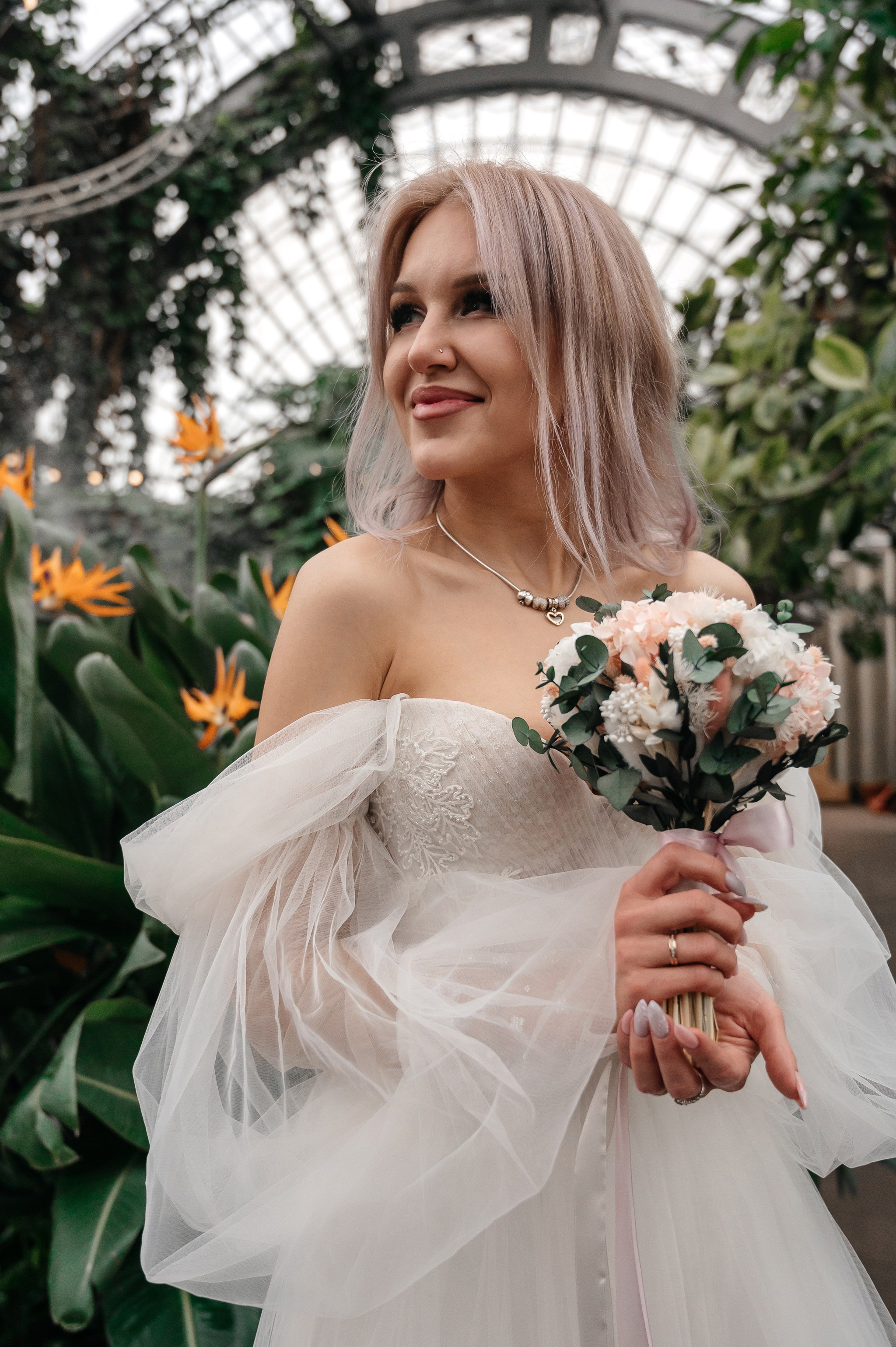 Оранжерея Таврического сада. Свадебный и семейный фотограф из Санкт-Петербурга Климов Анатолий