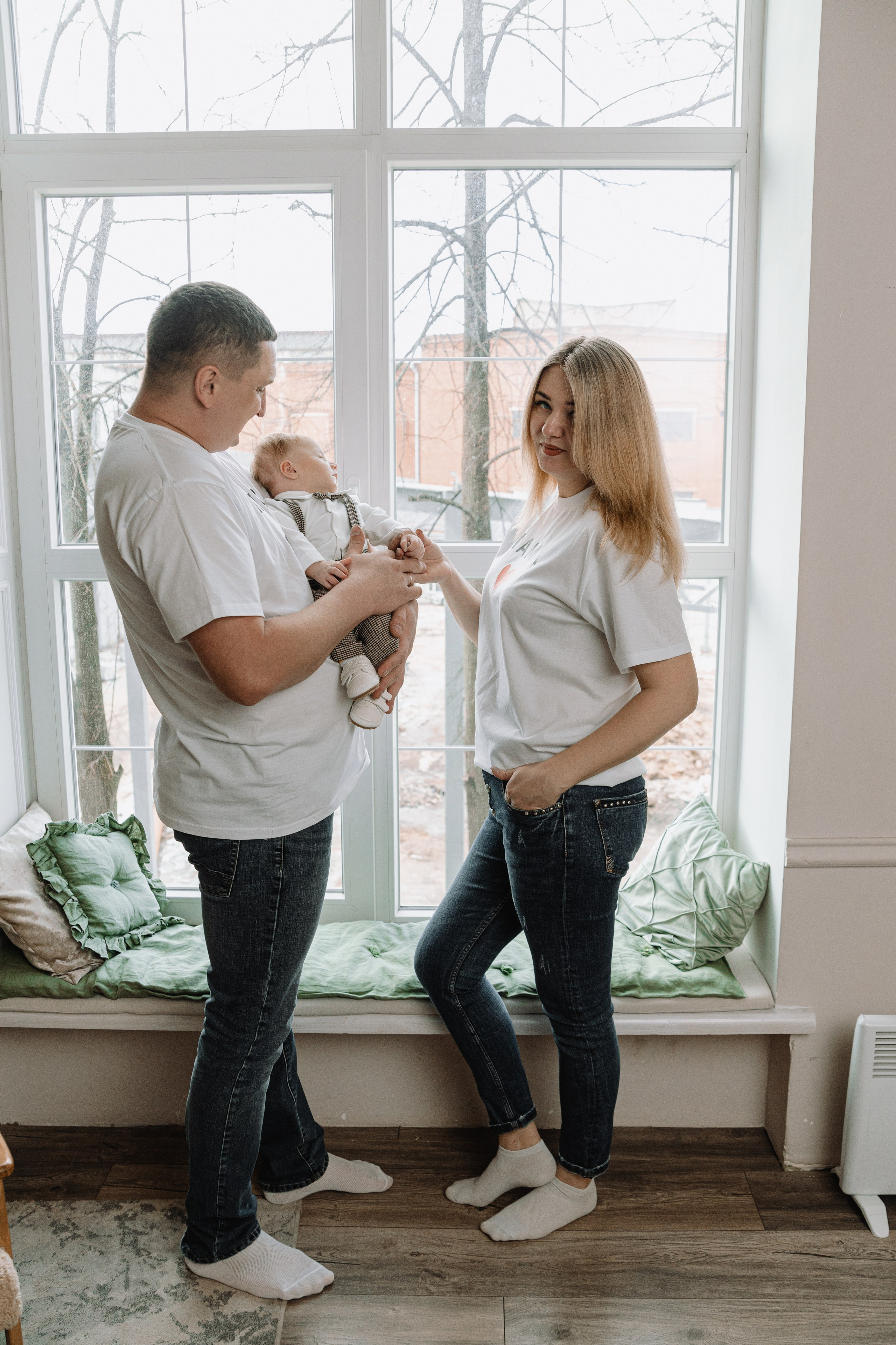 Юлия, Алексей и маленький Максим. Фотограф Воронеж Варвара