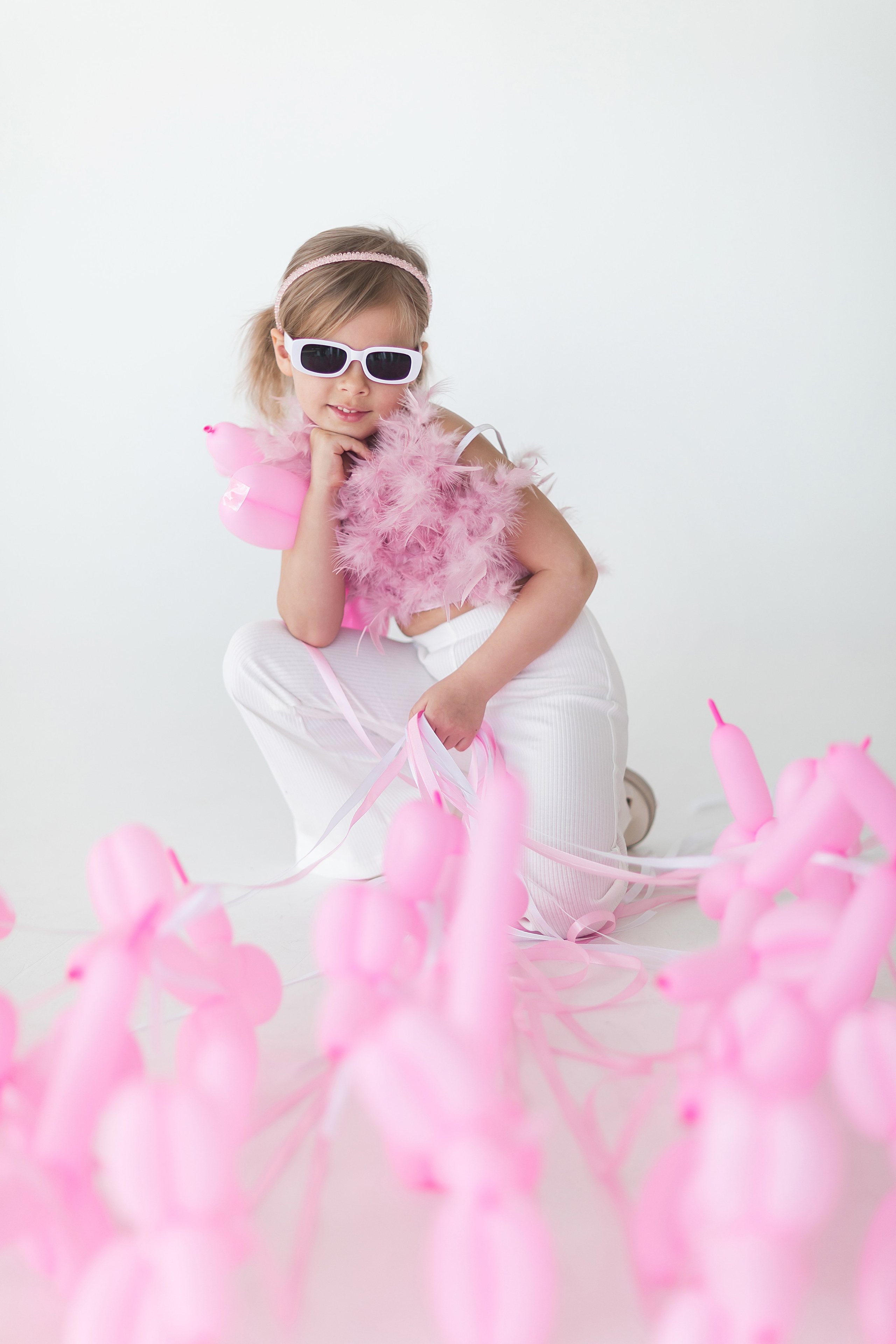 Надувные собачки. Семейный и детский фотограф Краснодар Валерия Власенко