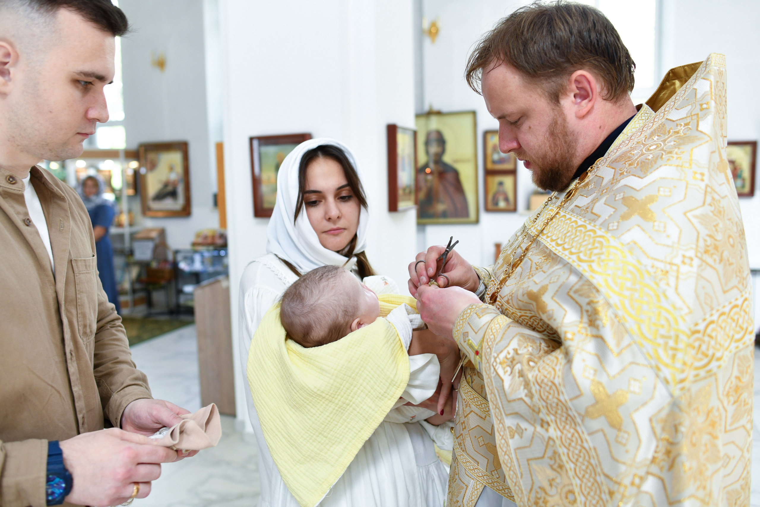Крещение Марии. Алтуфьево. Свадебный и портретный фотограф в Москве Галина Борисова