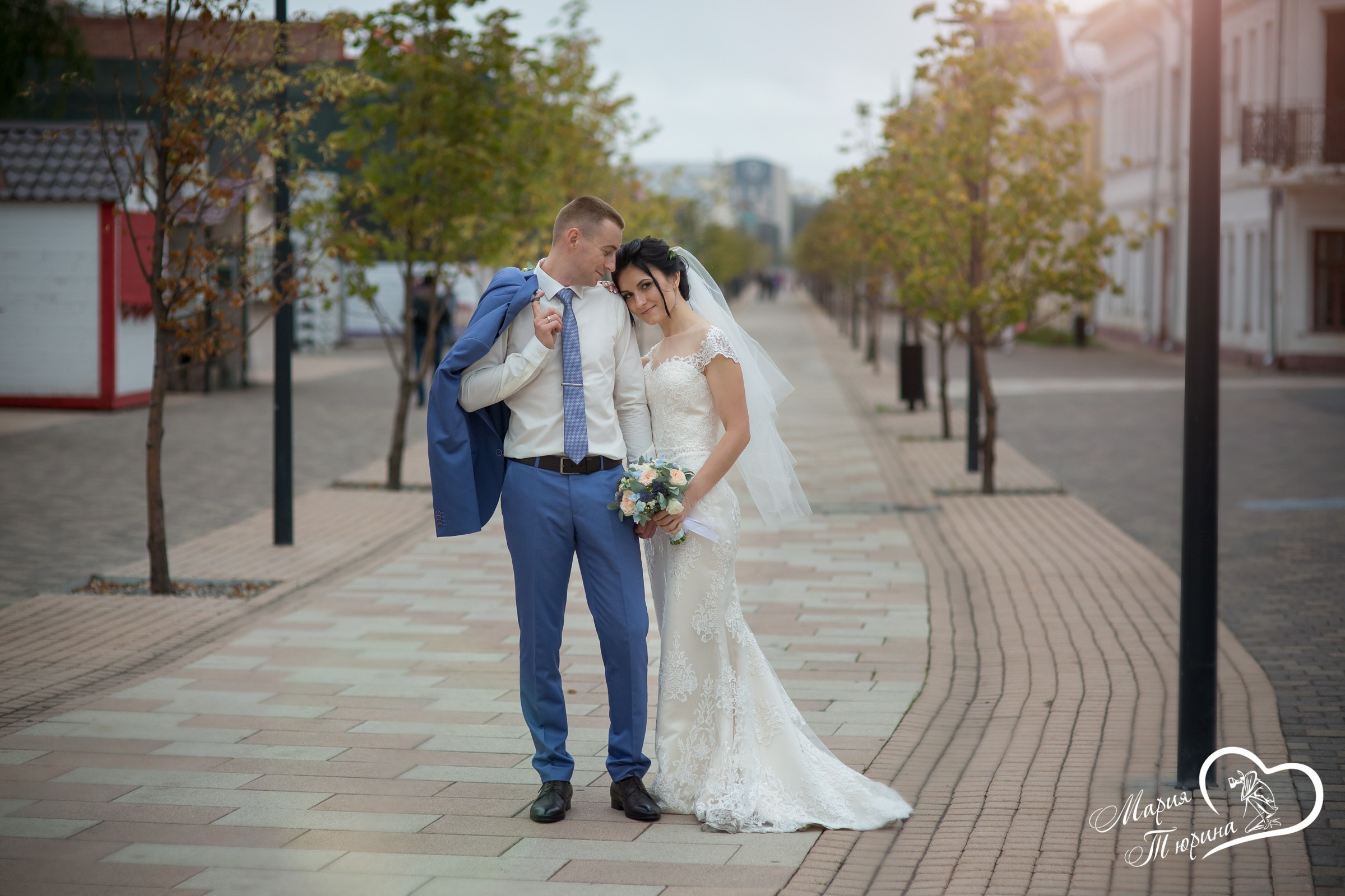 Прогулка по Набережной. Свадебная фотосъёмка в Москве, Туле