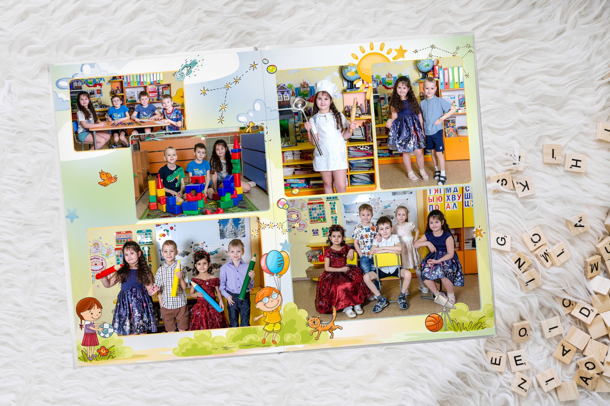 НАШИ РАБОТЫ — ДЕТСКИЙ САД. Фотограф в Шелехове, лучшие выпускные альбомы в Шелехове