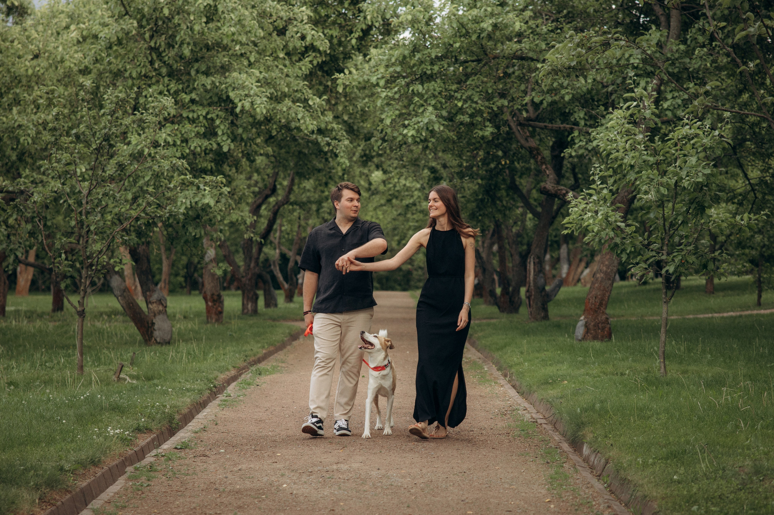 Парк Коломенское. Михаил, Анастасия и Ума. Фотограф анималист в Казани Алина Сулейманова. Фотограф животных