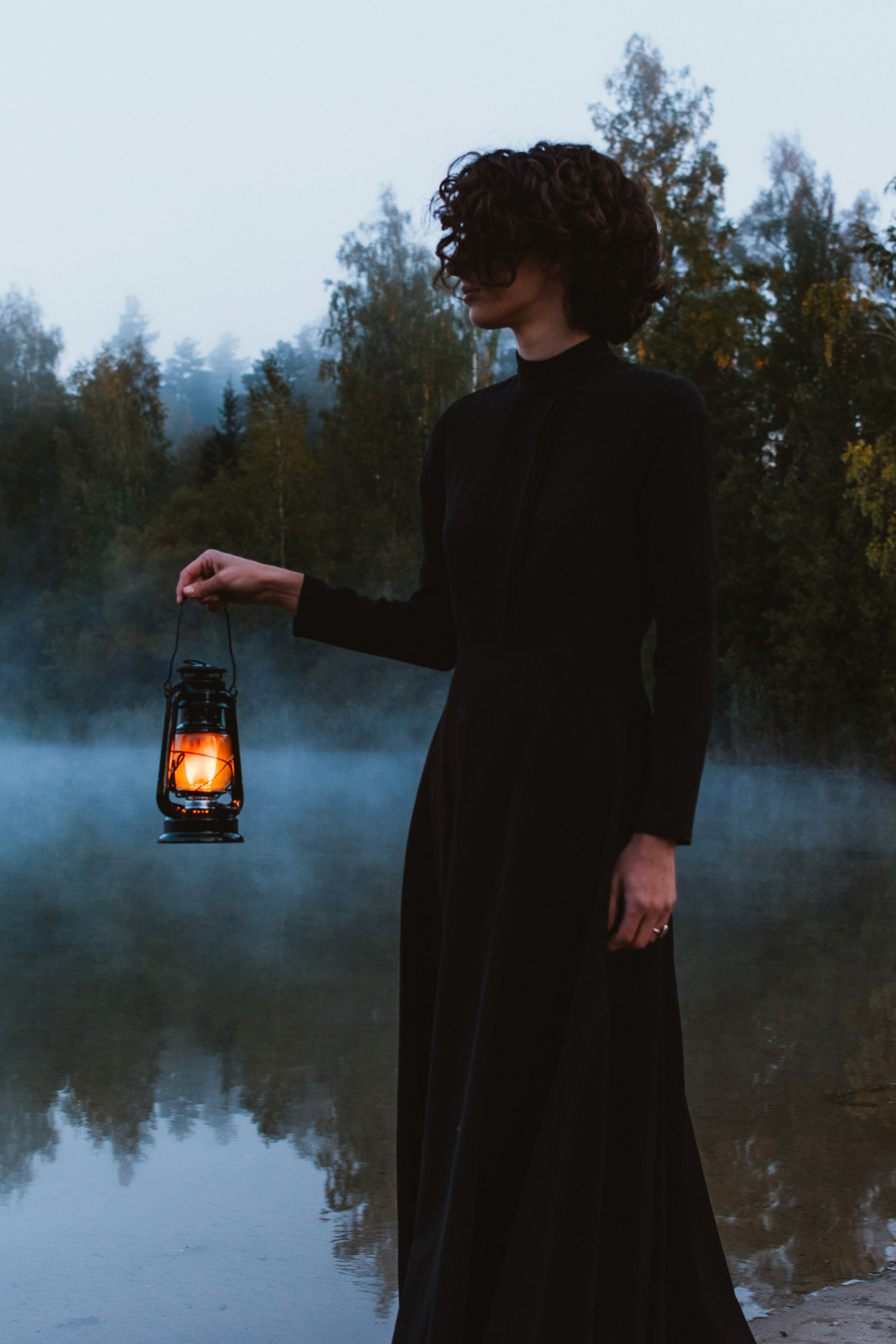 Рассвет на озере с Мариной. Портретный и репортажный Фотограф в Москве Александра Комарницкая