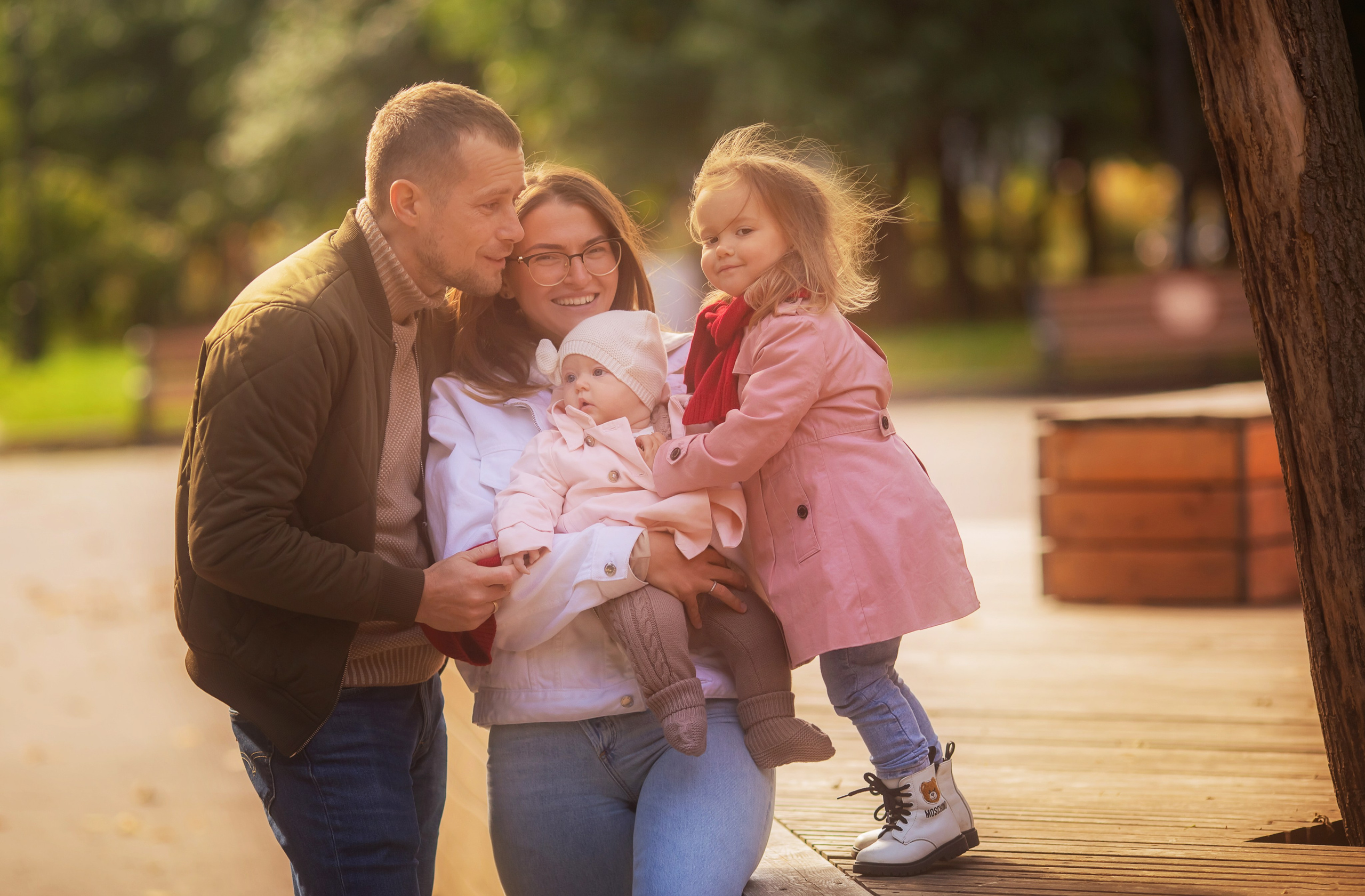 Прогулка в Парке Горького. צלם ואמן ילדים ומשפחה