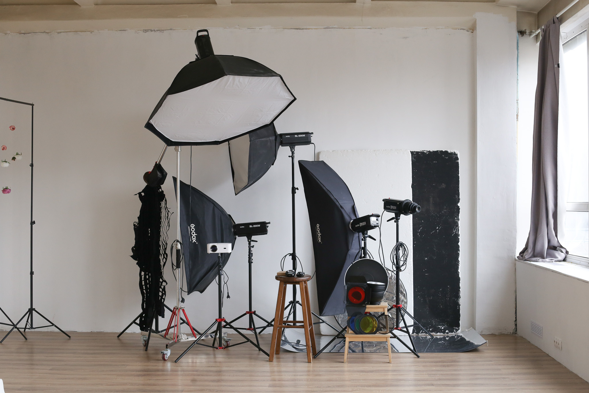 фотостудия с панорамными окнами