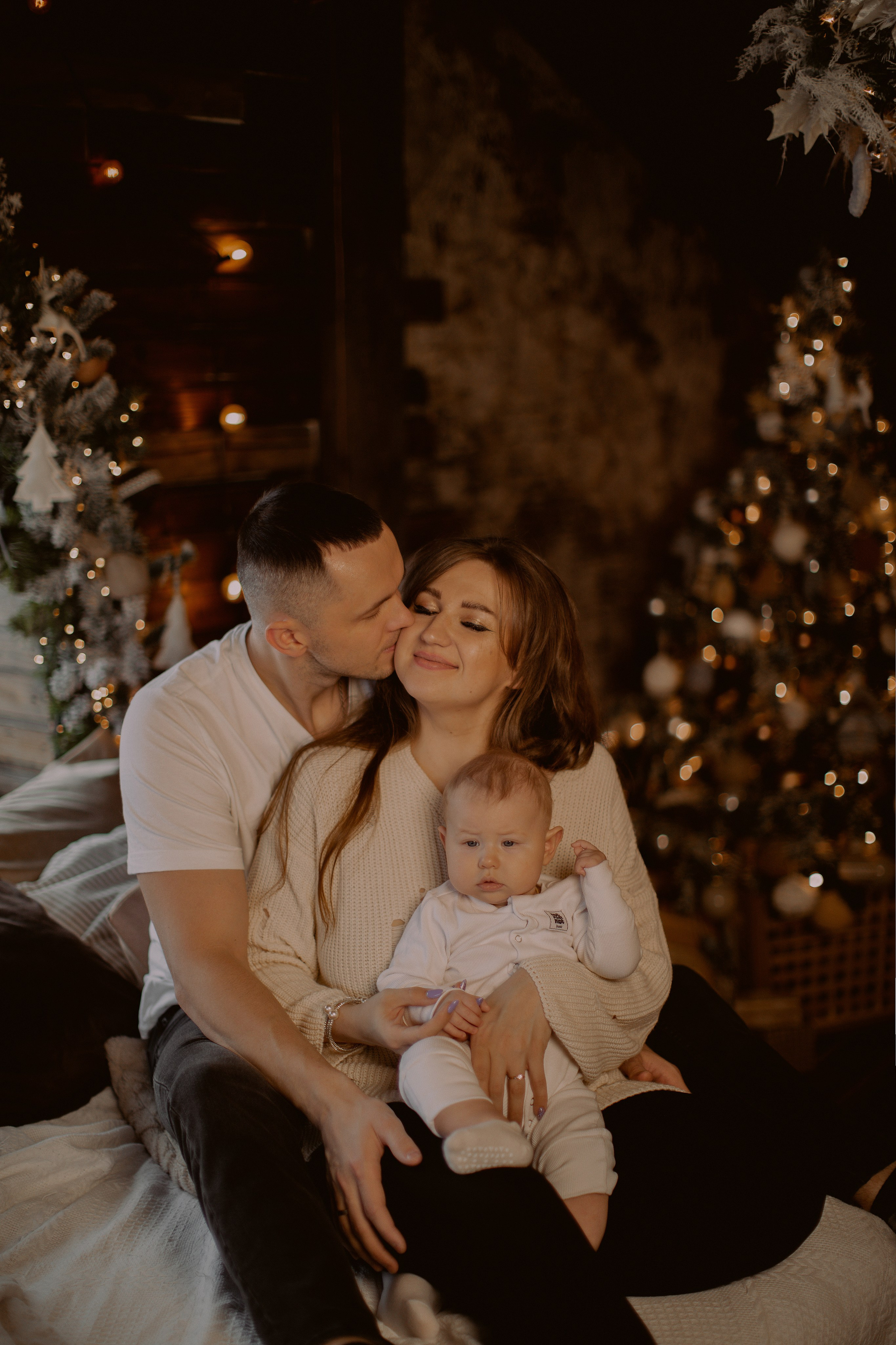 Первая новогодняя фотосессия малышки Эмилии. Фотограф в Нижнем Новгороде