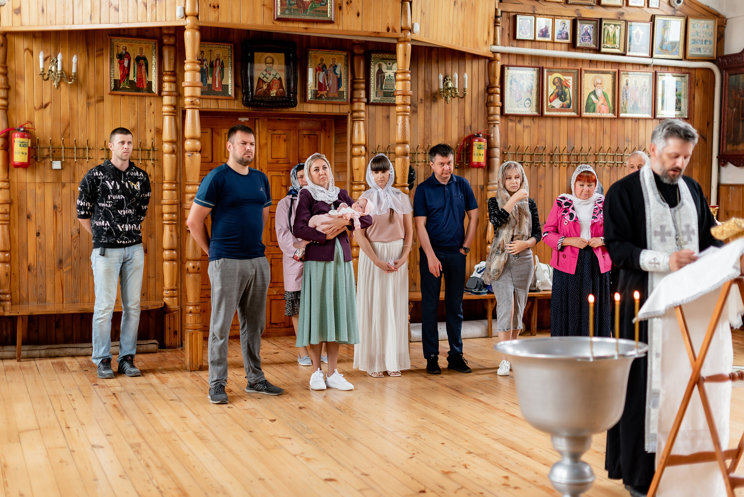 Крещение Ксении. Фотограф Татьяна Иванчикова