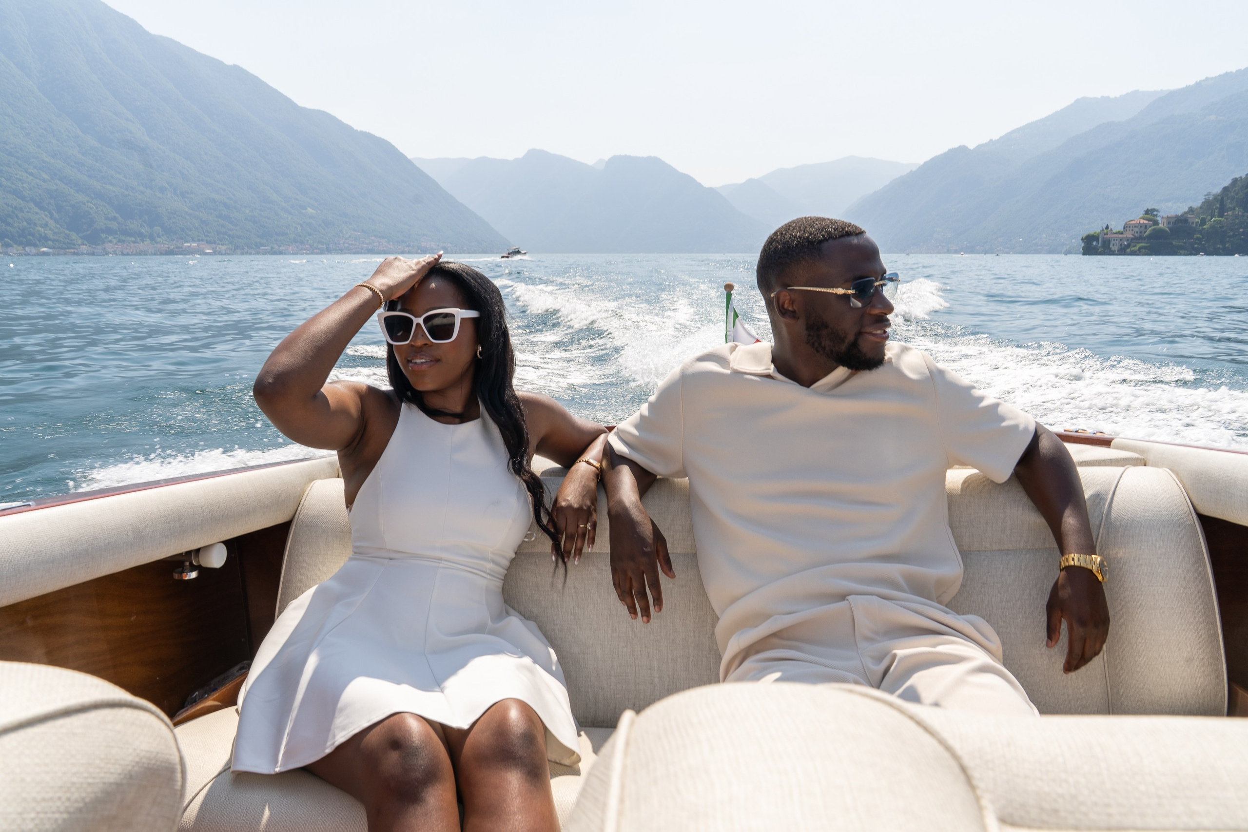 Tishane & Fiance. Maria Anistratova | Destination Photographer, Videographer & Drone Pilot — Lake Como