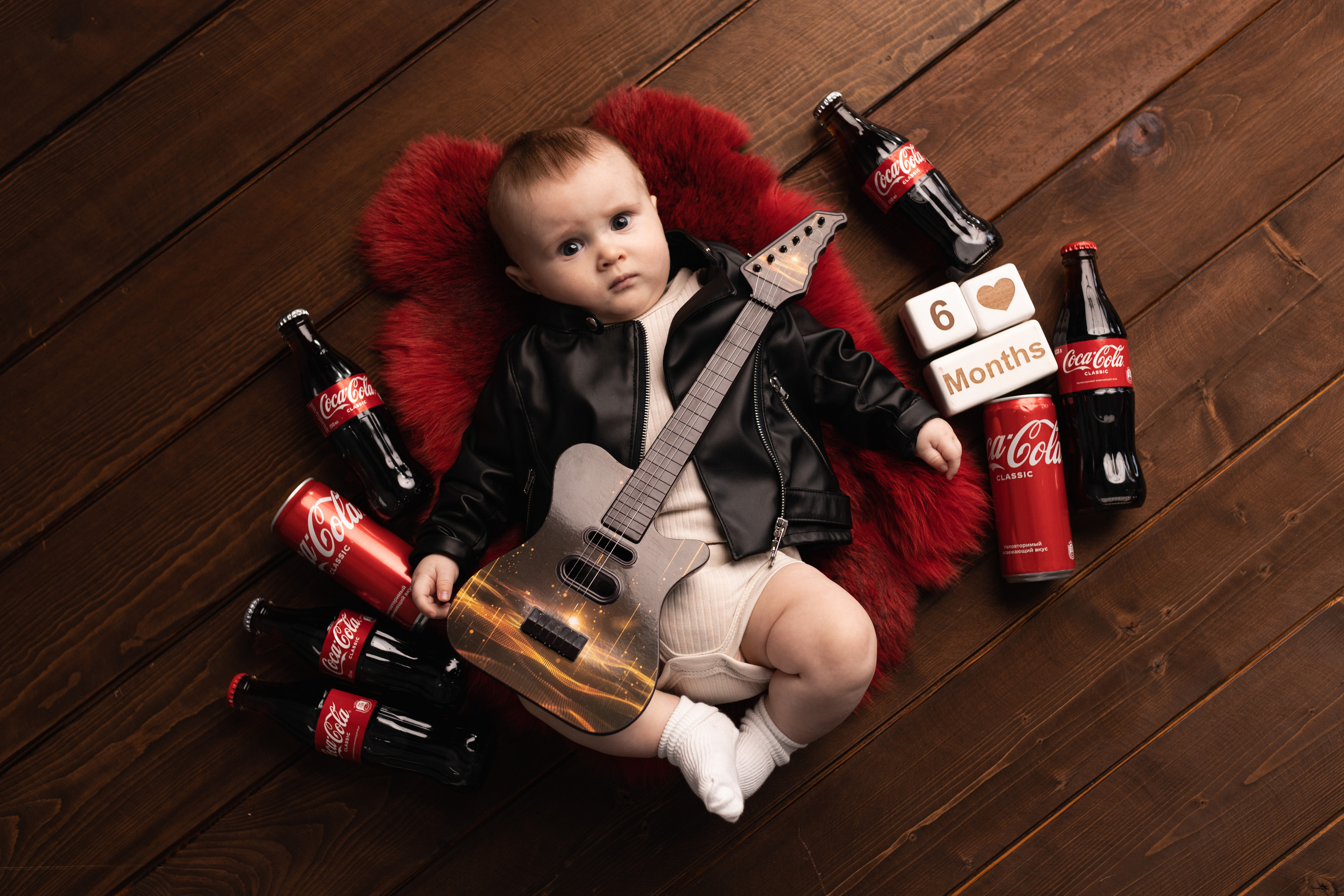 Кирюше 6 месяцев. Фотограф новорожденных в Барнауле Русакова Анастасия