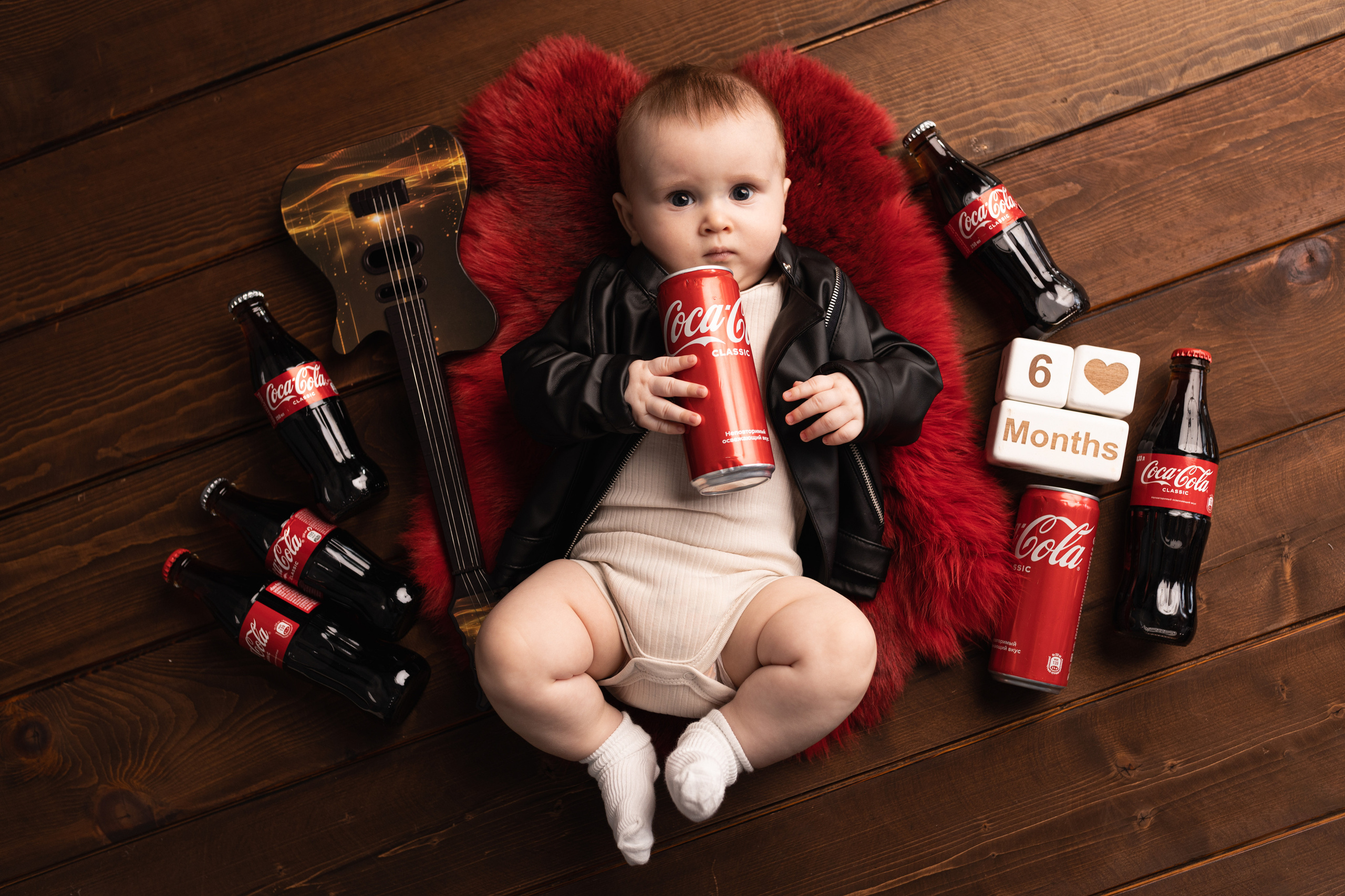 Кирюше 6 месяцев. Фотограф новорожденных в Барнауле Русакова Анастасия