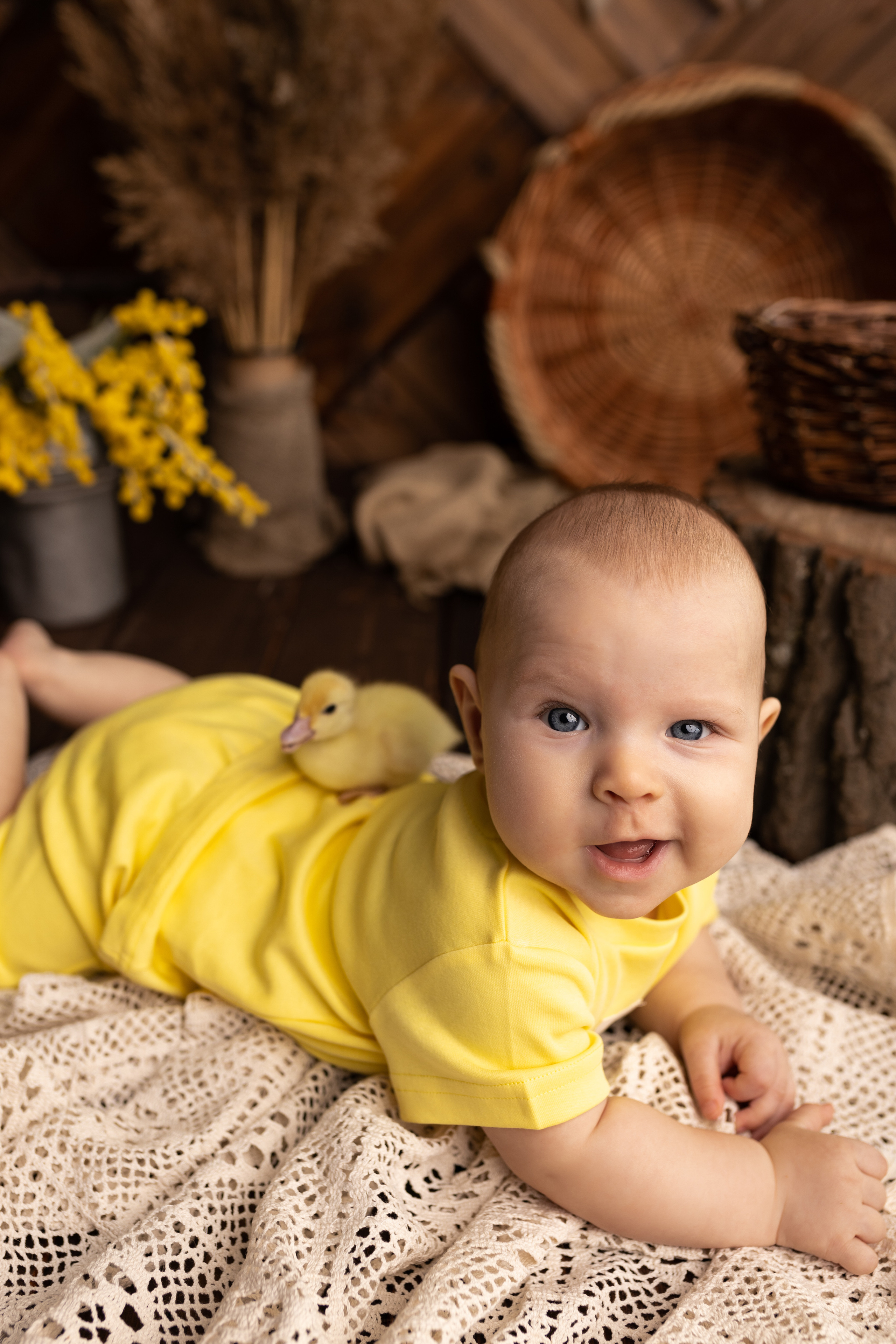 Макару 6 месяцев. Фотограф новорожденных в Барнауле Русакова Анастасия