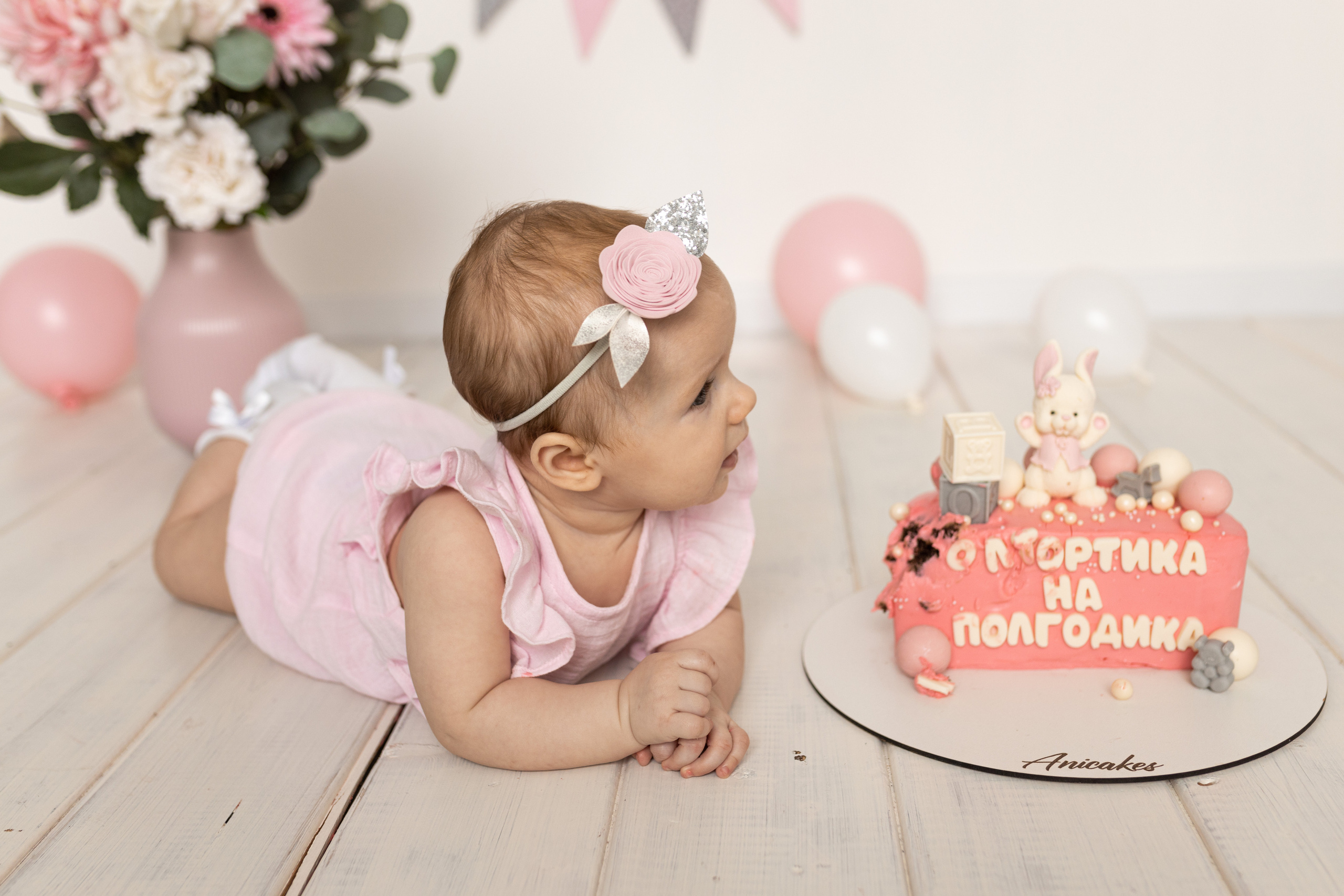 Даше 6 месяцев. Фотограф новорожденных в Барнауле Русакова Анастасия