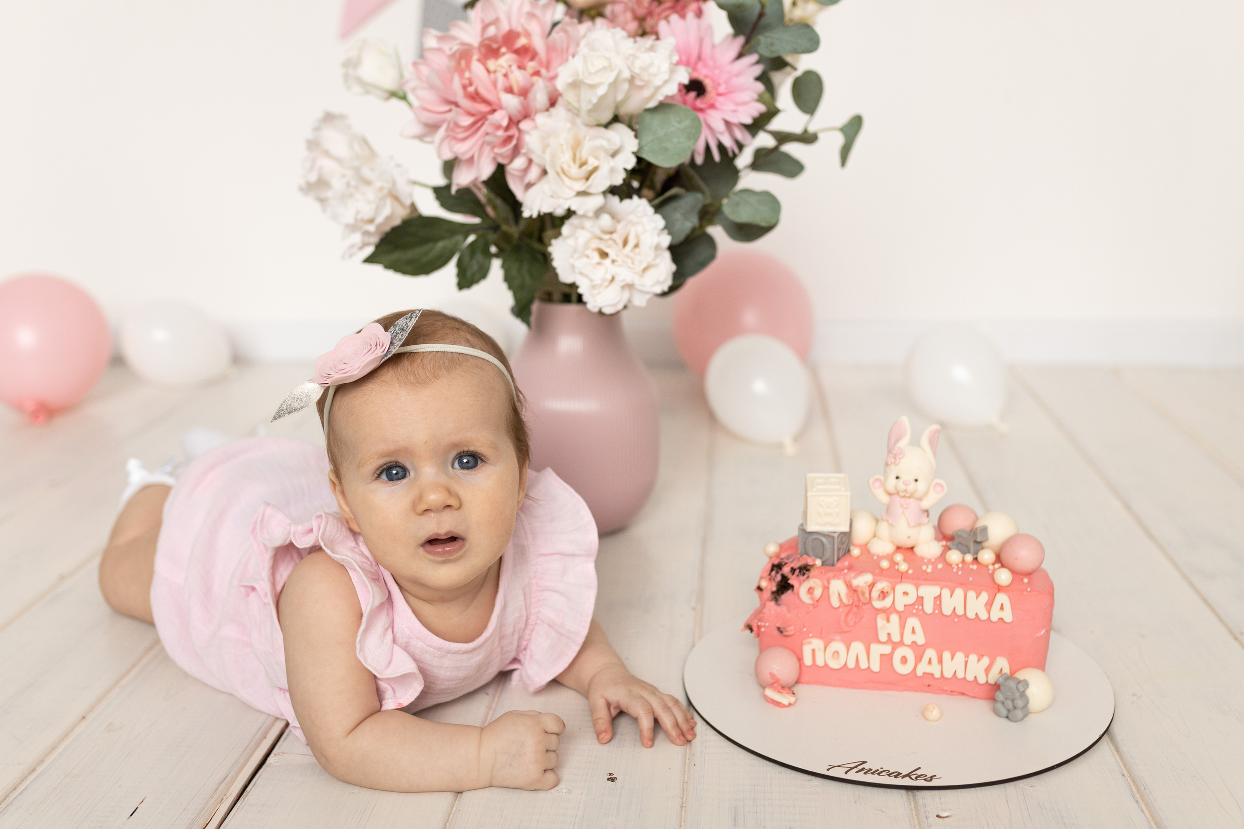 Даше 6 месяцев. Фотограф новорожденных в Барнауле Русакова Анастасия