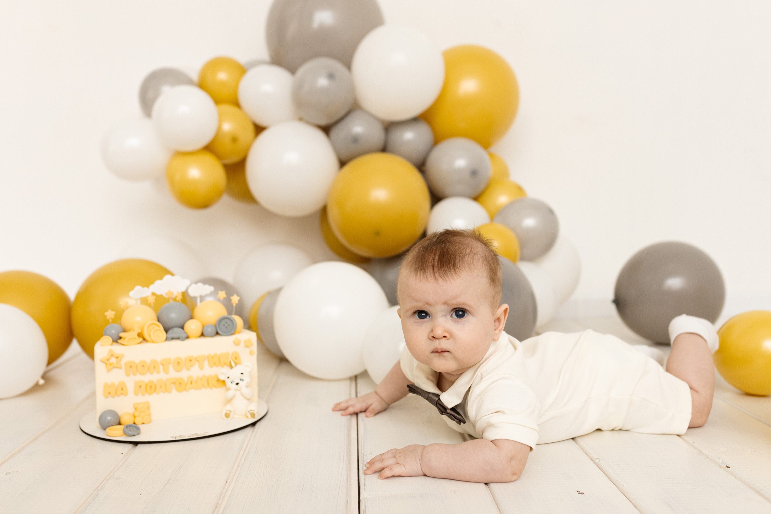 Кирюше 6 месяцев. Фотограф новорожденных в Барнауле Русакова Анастасия