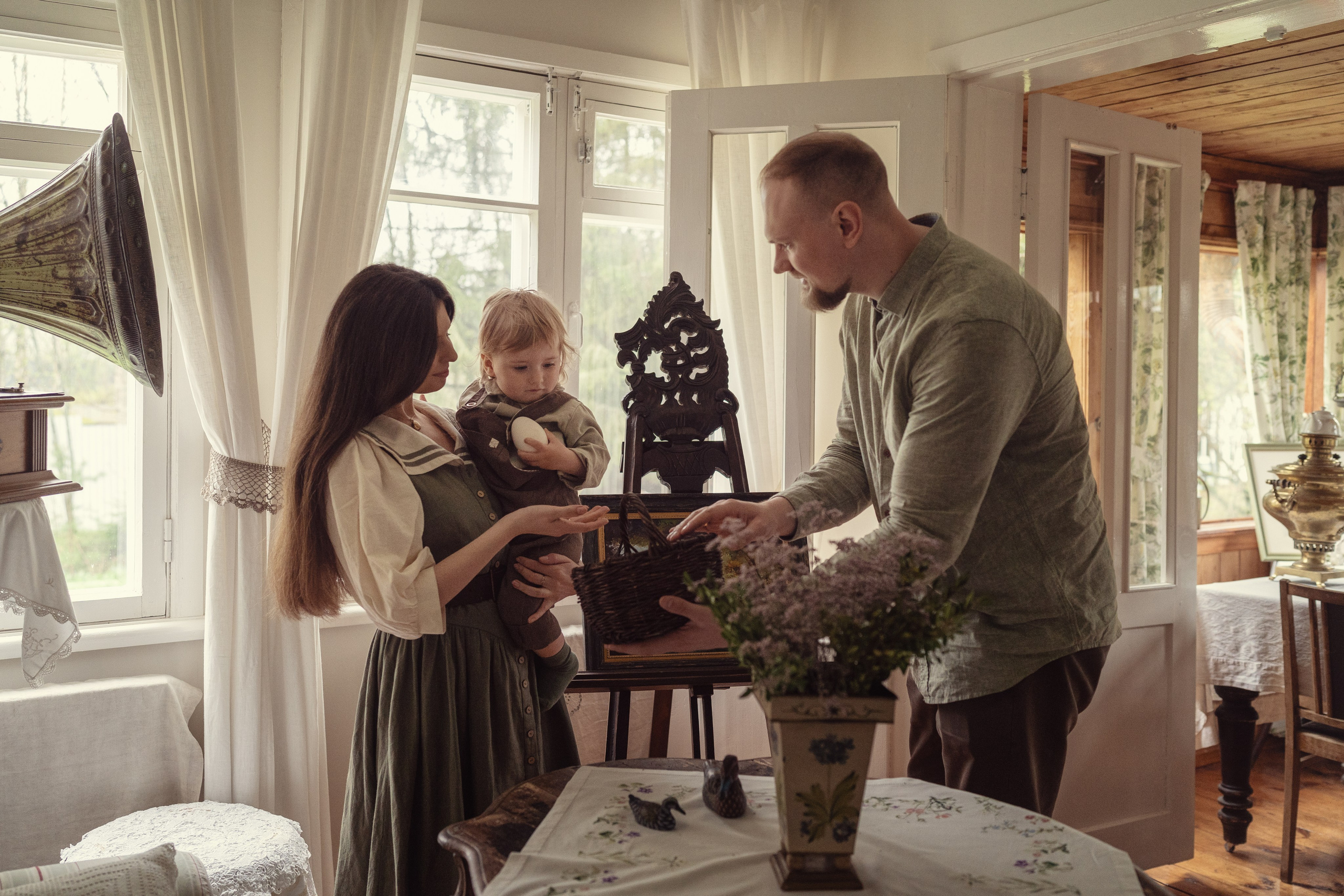 Пасхальный кролик. Семейный фотограф Новая Рига (Звенигород, Истра) Евгения Литовченко