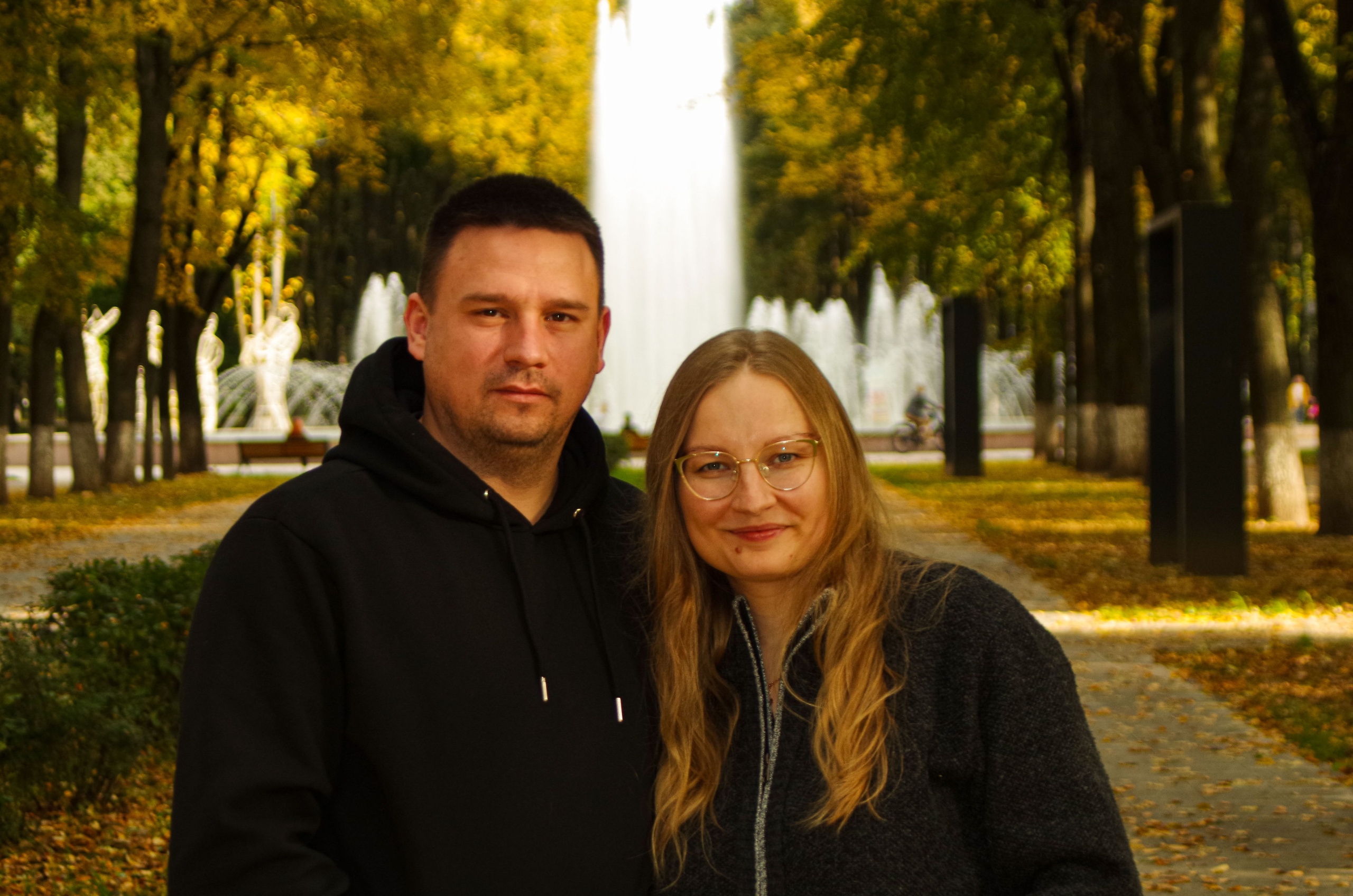 Осенняя прогулка. Семья фотографов Юлия & Сергей