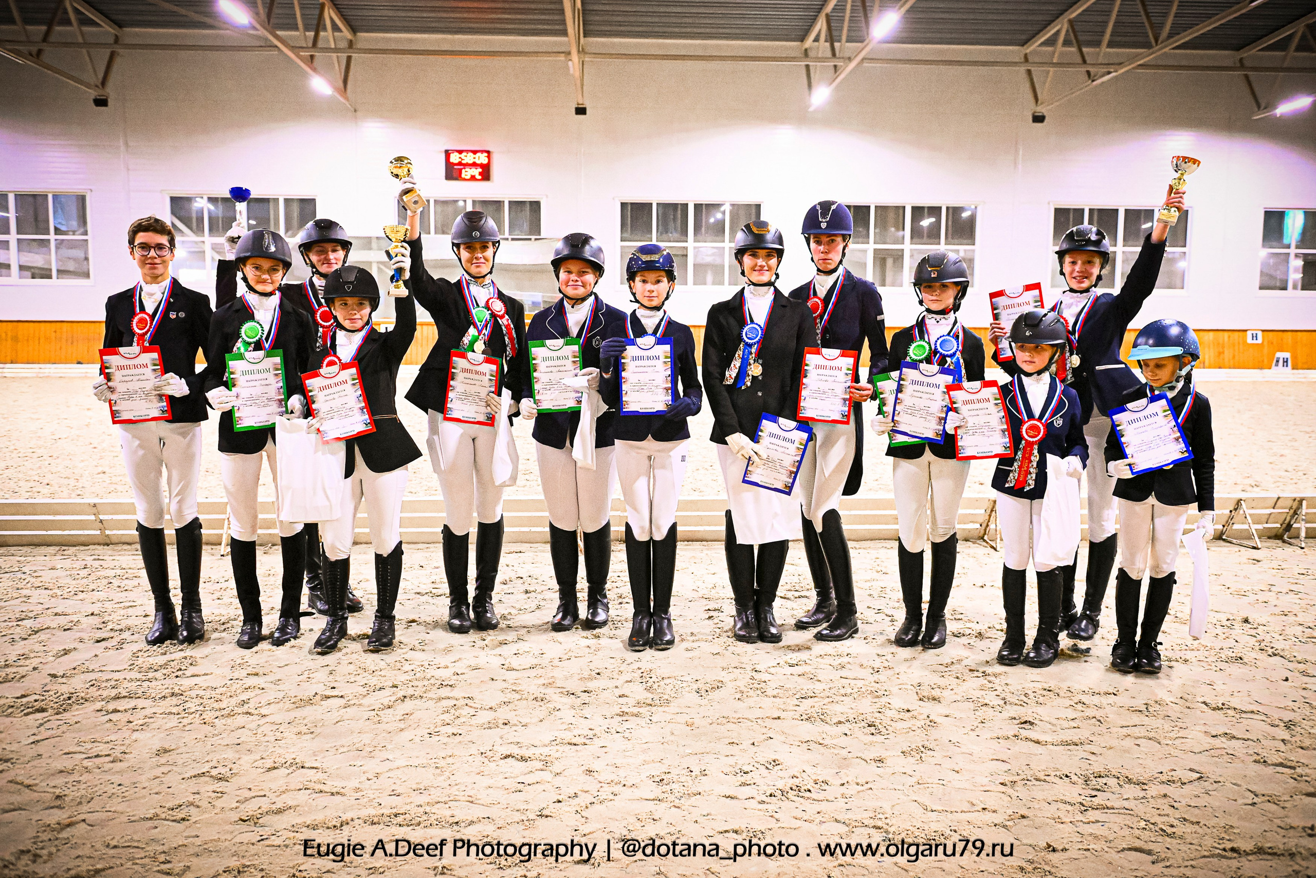 2025.10.19 — КСК Конкорд — выездка. ТУРНИРНАЯ КОННАЯ ФОТОГРАФИЯ, Руднева Ольга и Евгений Адеев