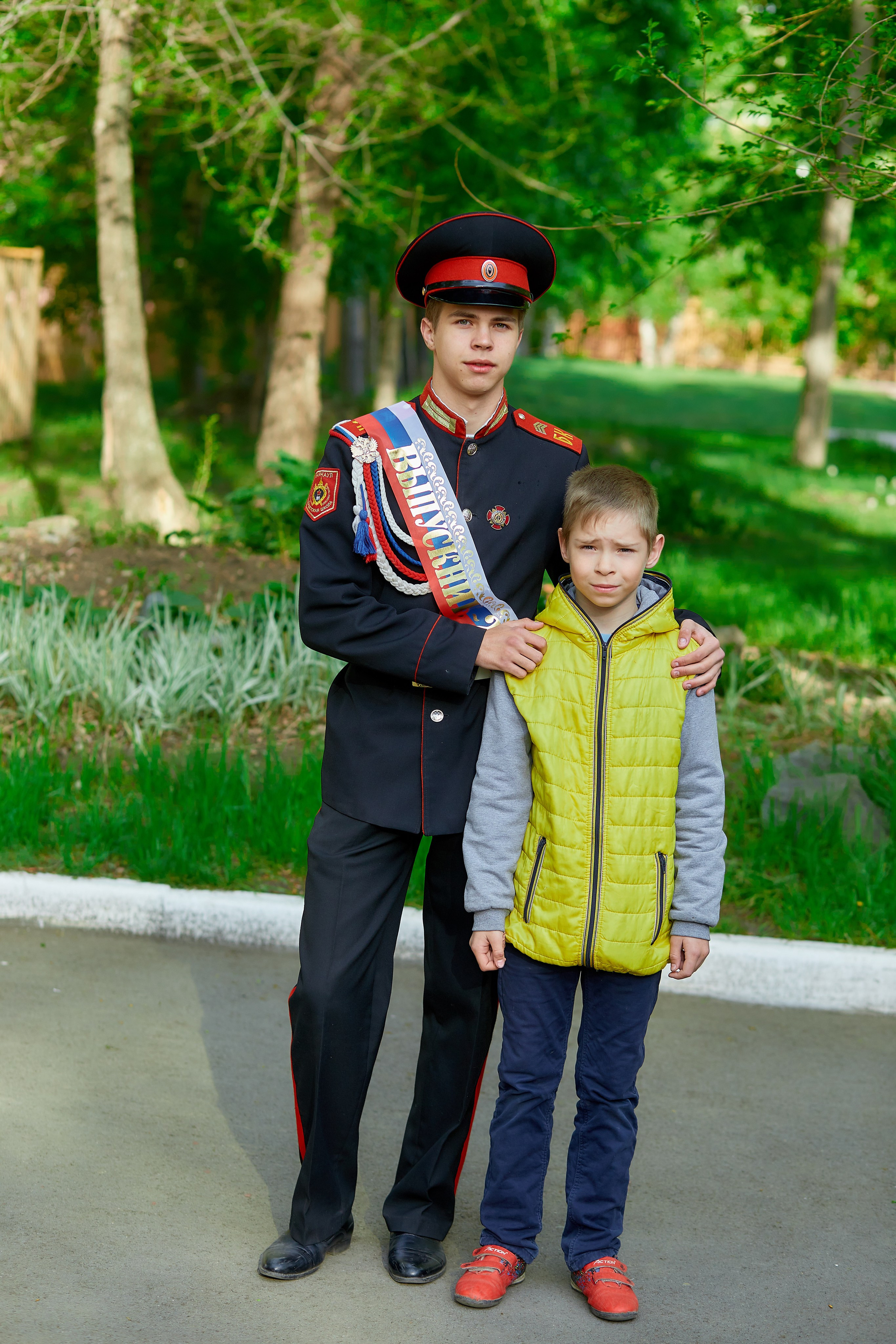 Кадеты последний звонок. Фотограф Вячеслав Фарунин
