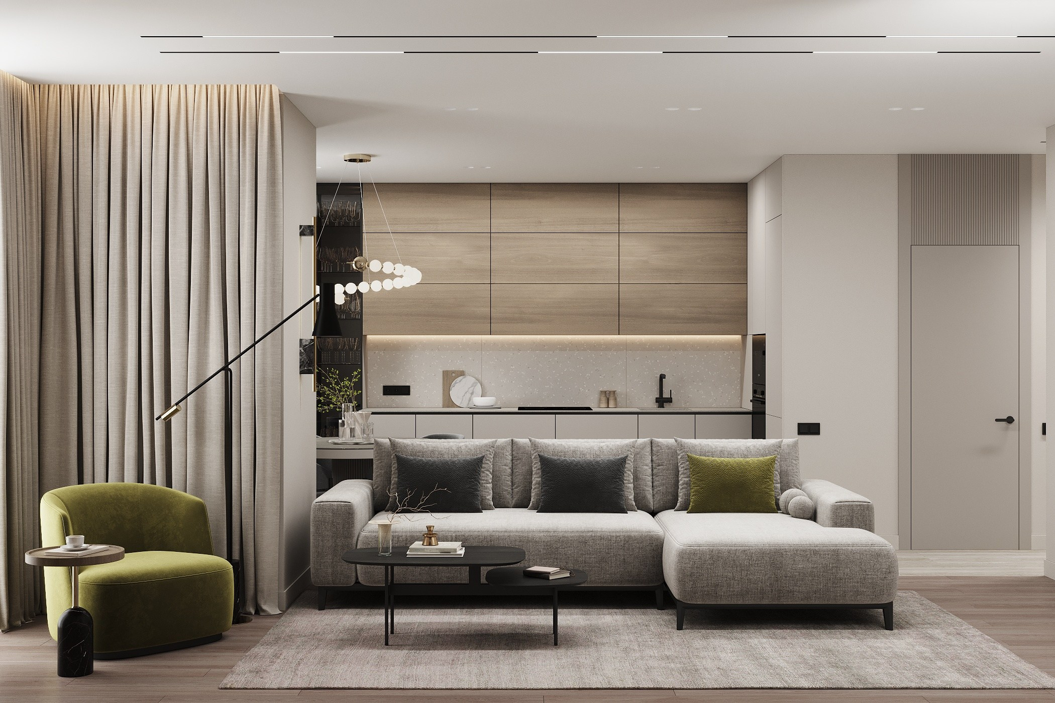 Appartment 70 sq m. Профессиональный дизайнер интерьера