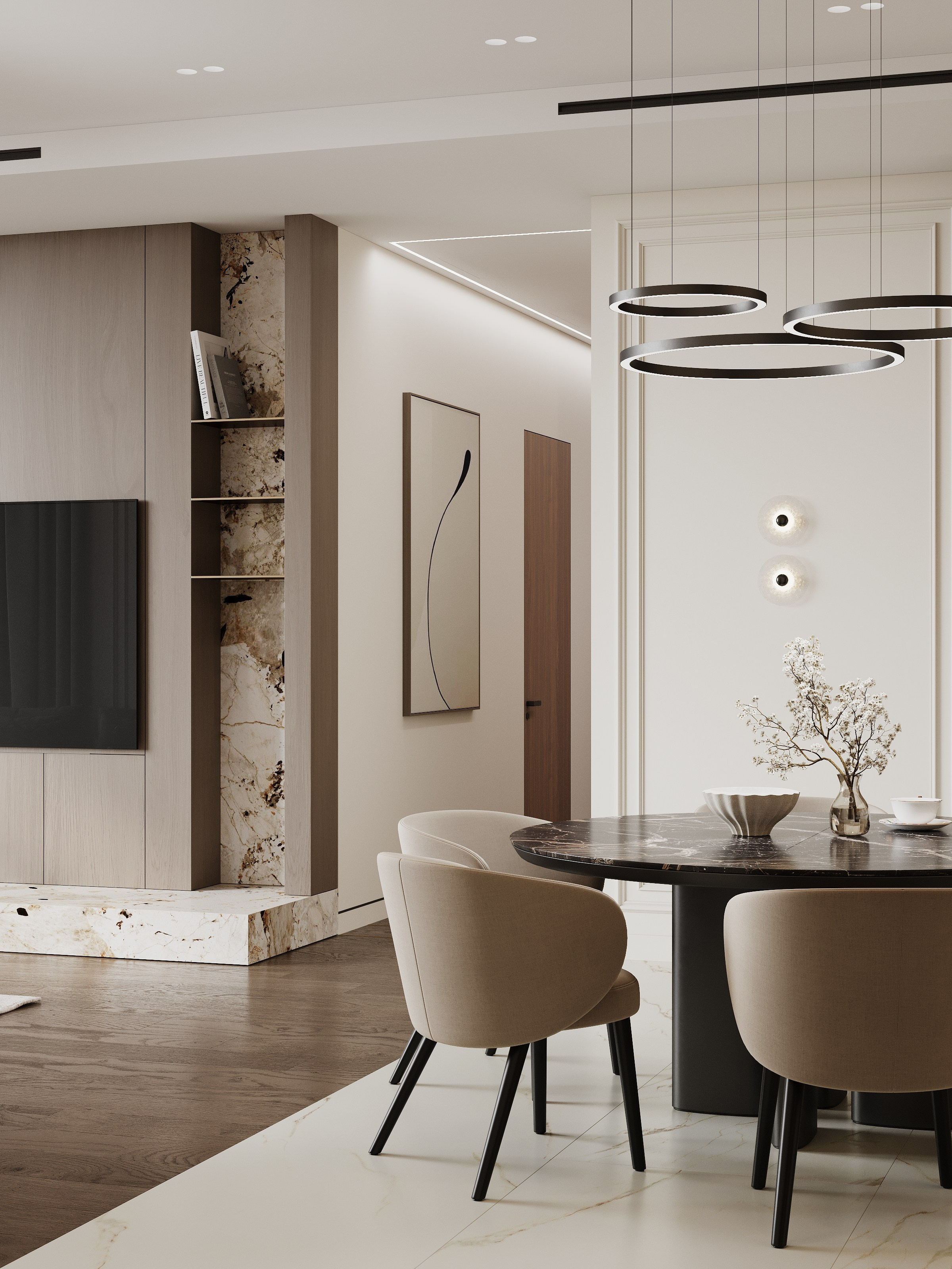 Appartment 130 sq m. Профессиональный дизайнер интерьера