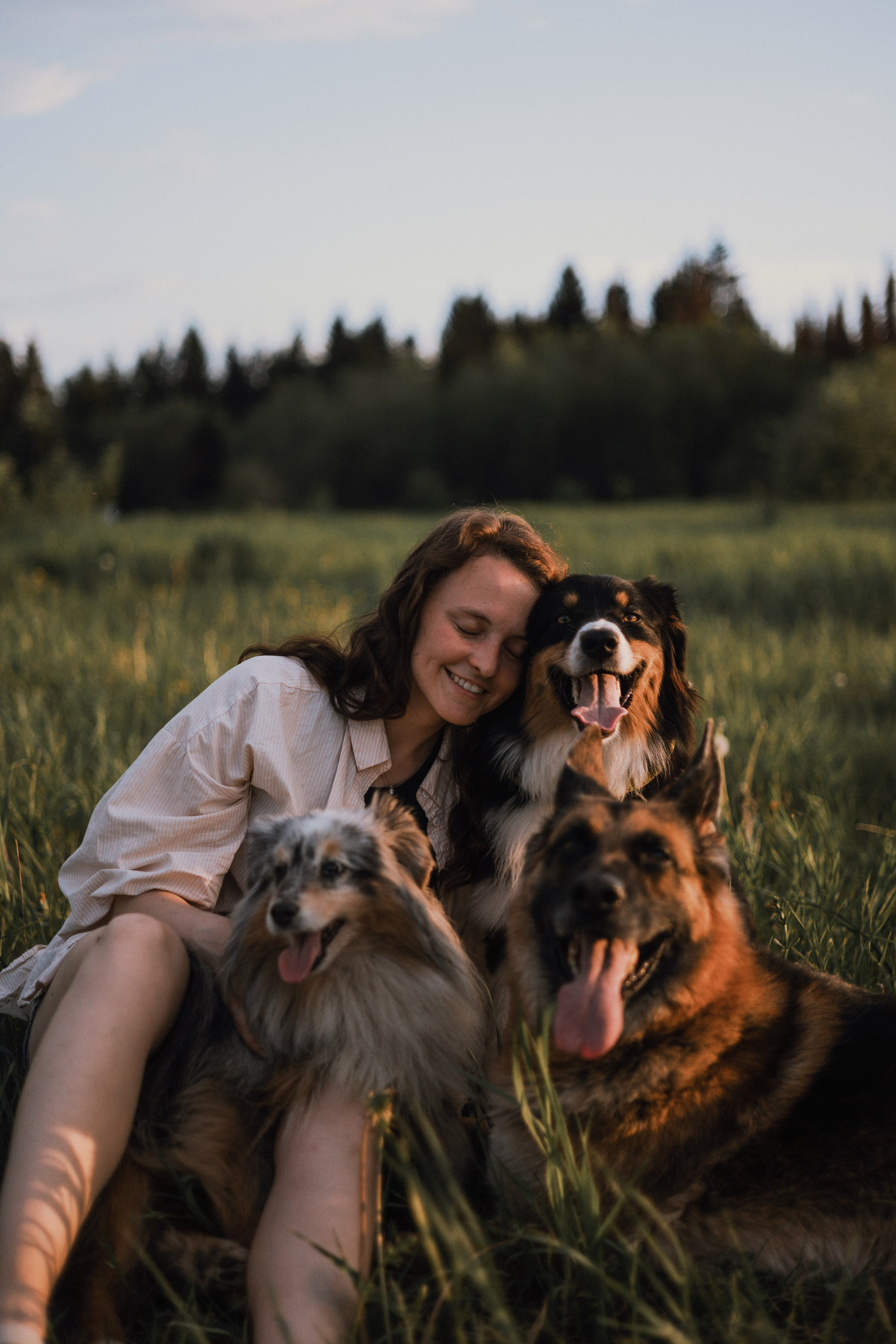 Настя, Шуня, Милка и Тигуан. Фотограф-анималист Богданова Полина